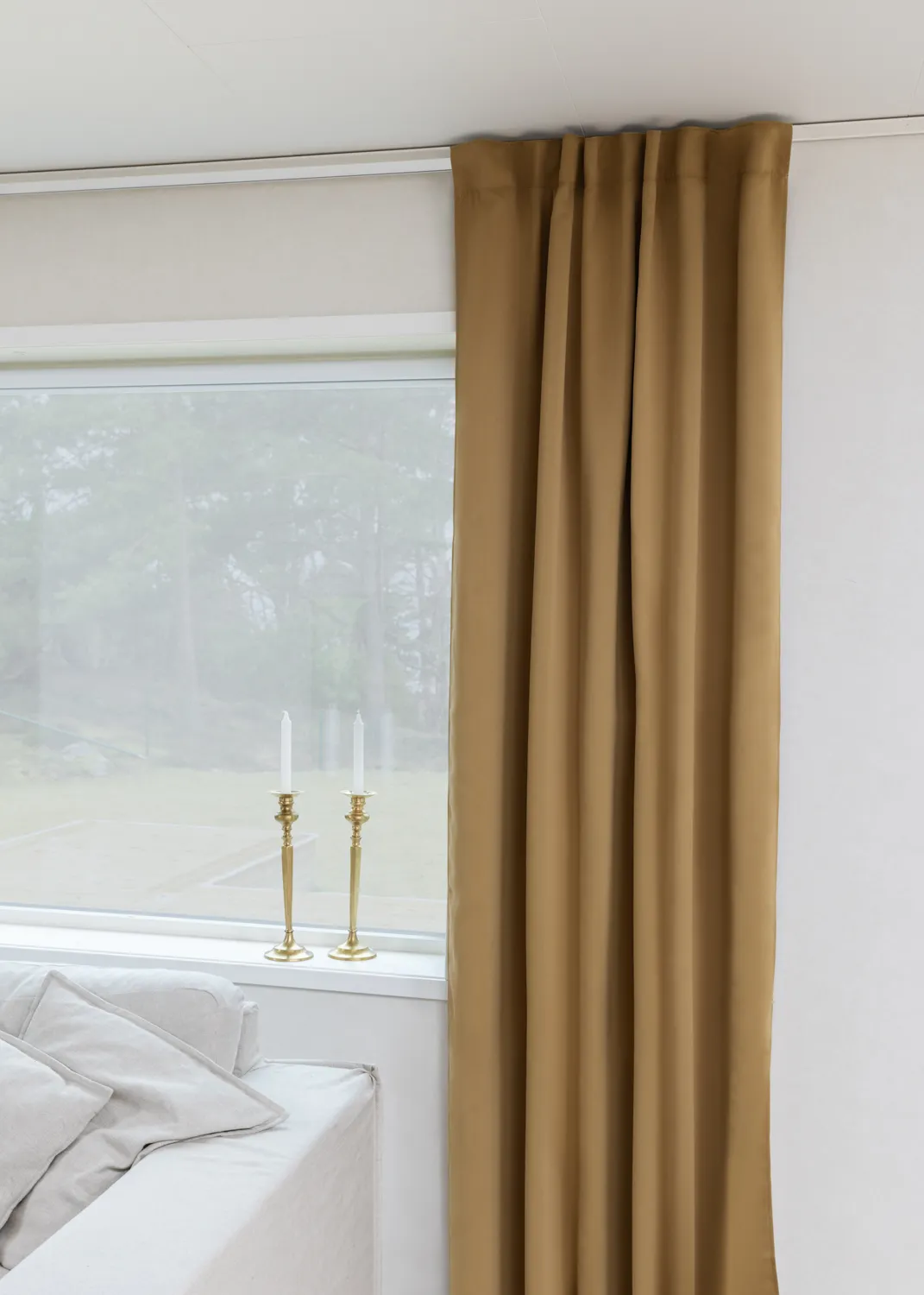 Záclony - Záclona blackout Alina (hnedá)