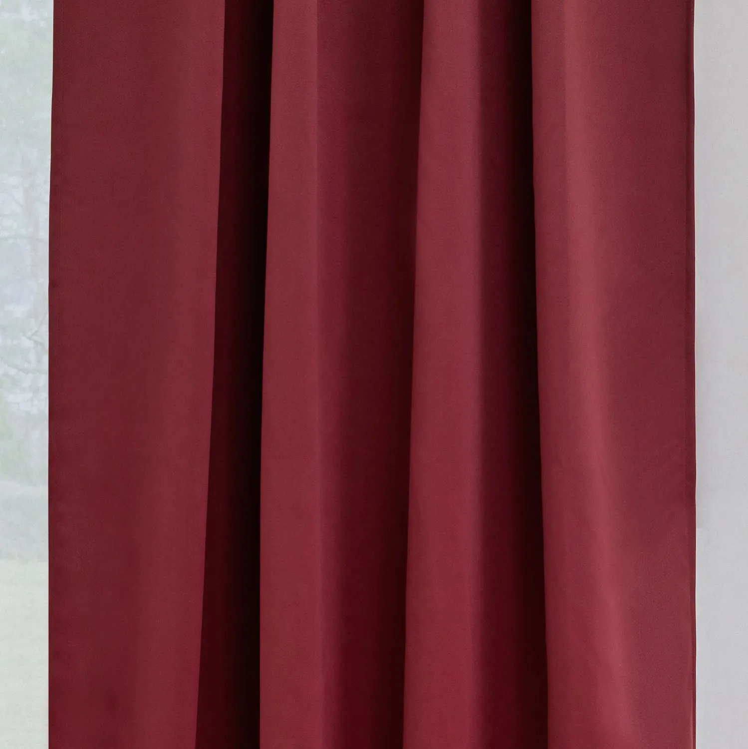 Záclony - Záclona blackout Alina (červená)