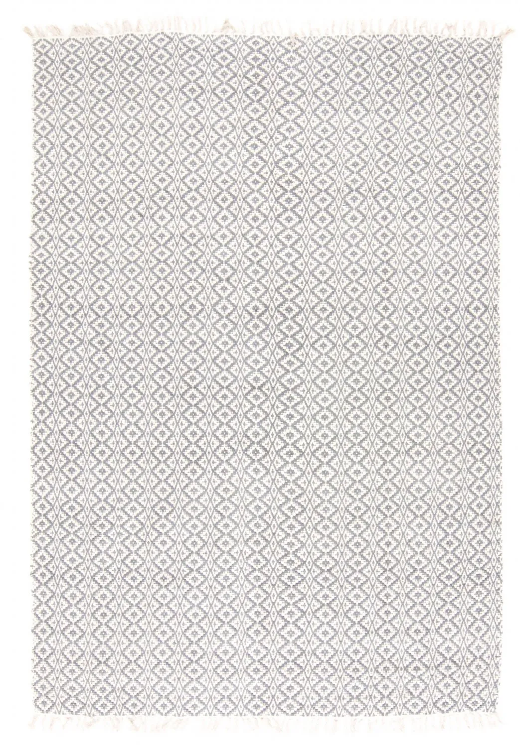 Koberec z kusov - Lykke (šedá/svetlo modrá)