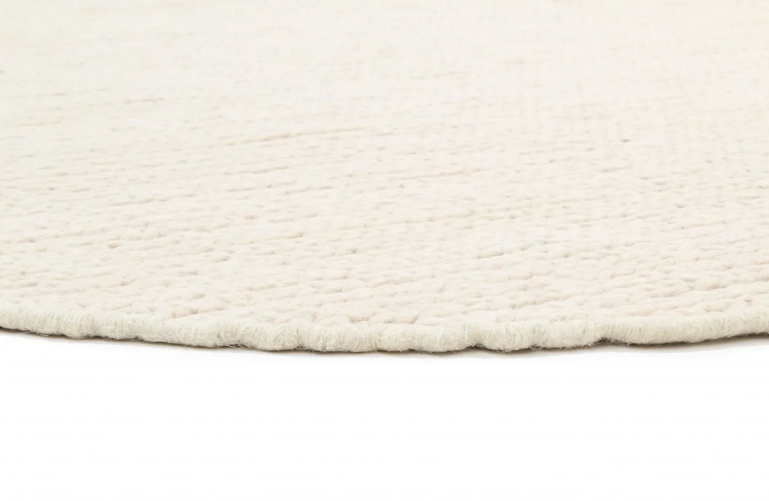 Kruhový koberec - Lynmouth (krémový)