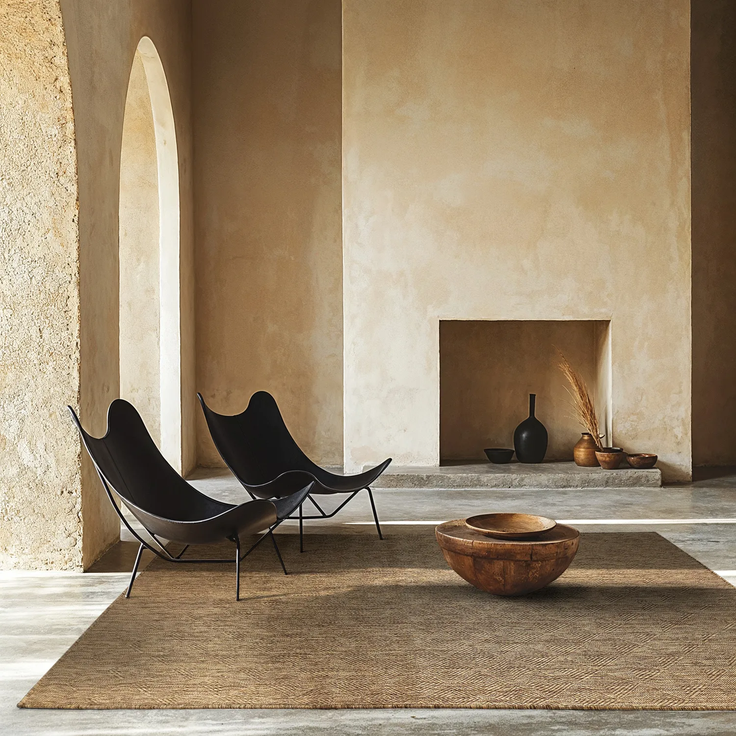 Koberec na vnútorné a vonkajšie použitie - Caldwell (hnedý)