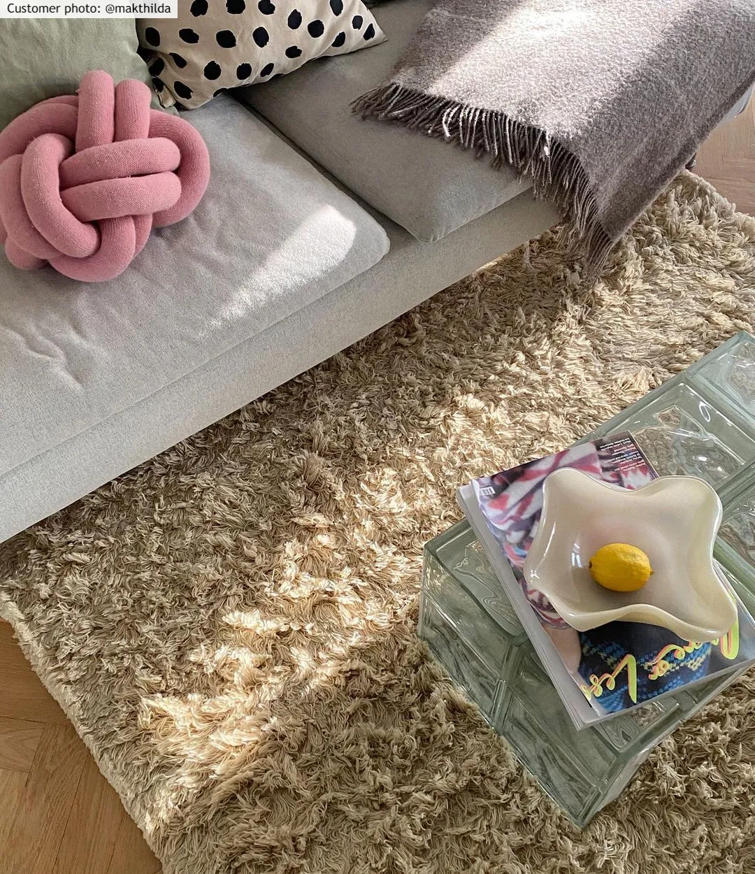 Vlněný koberec - Aliste Wool Shaggy (alabaster gleam)