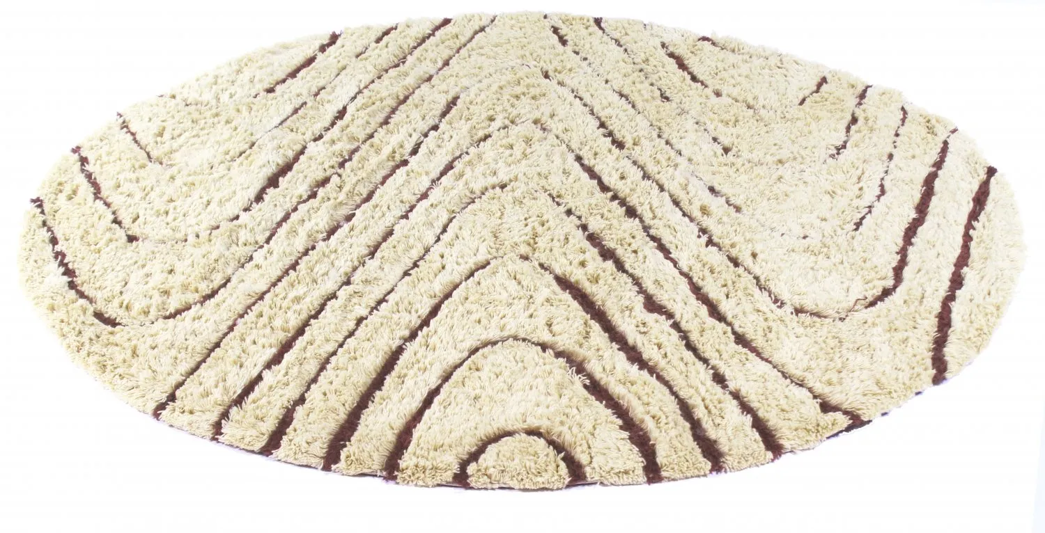 Kruhový koberec - Mali (offwhite)