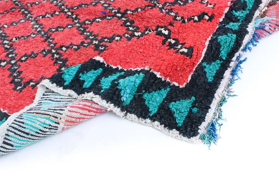 Marocký koberec Berbere Boucherouite 370 x 170 cm