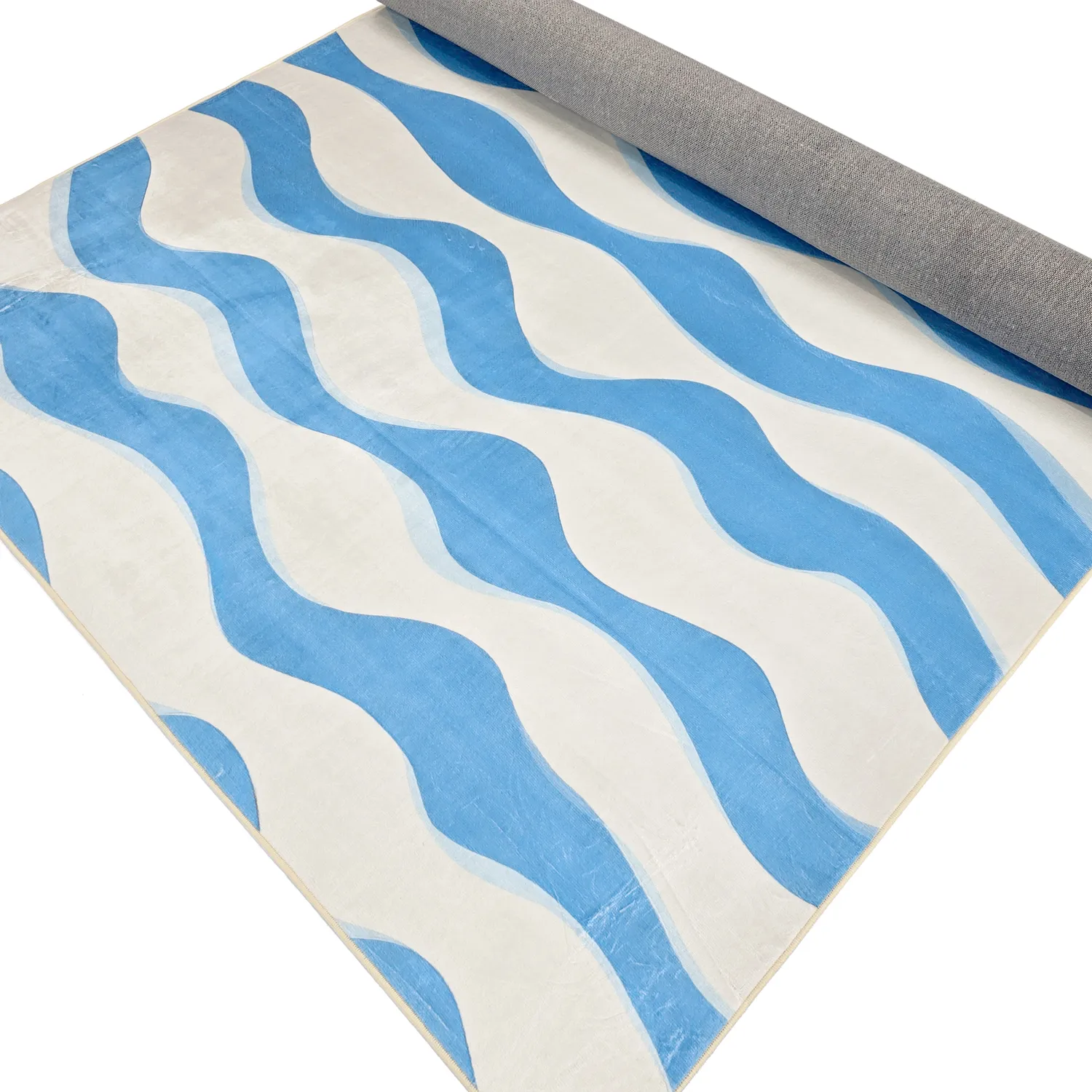 Koberec Wilton - Marsala (modrý/biely)