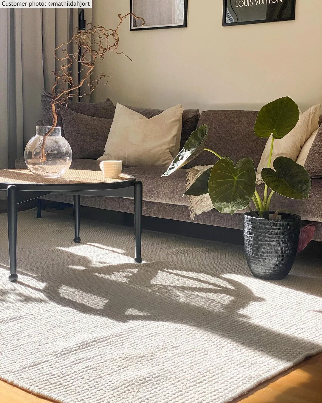 Vlnený koberec - Otago (biely)