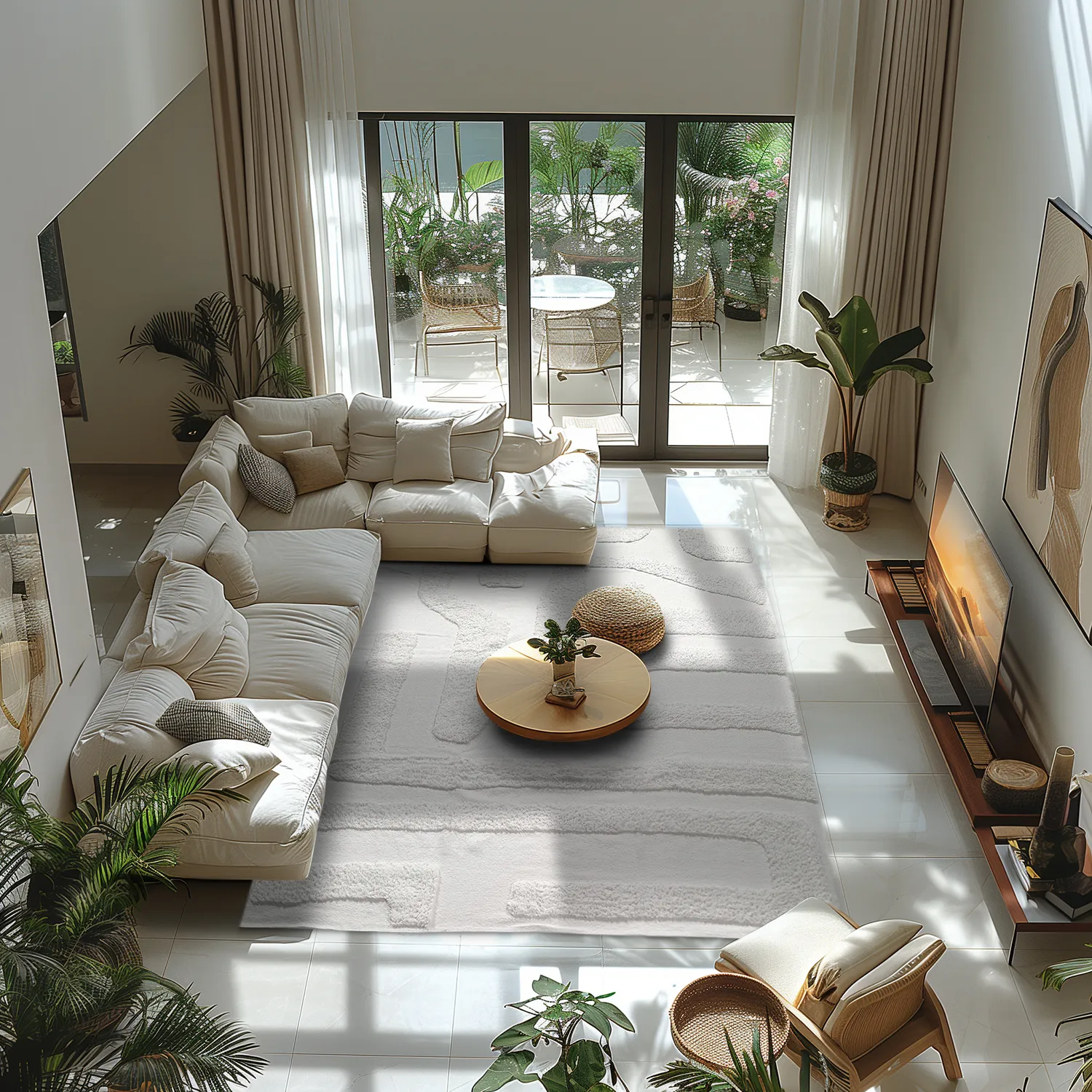 Koberce s dlhým vlasom - Alexa Natural Cotton Shaggy (offwhite)