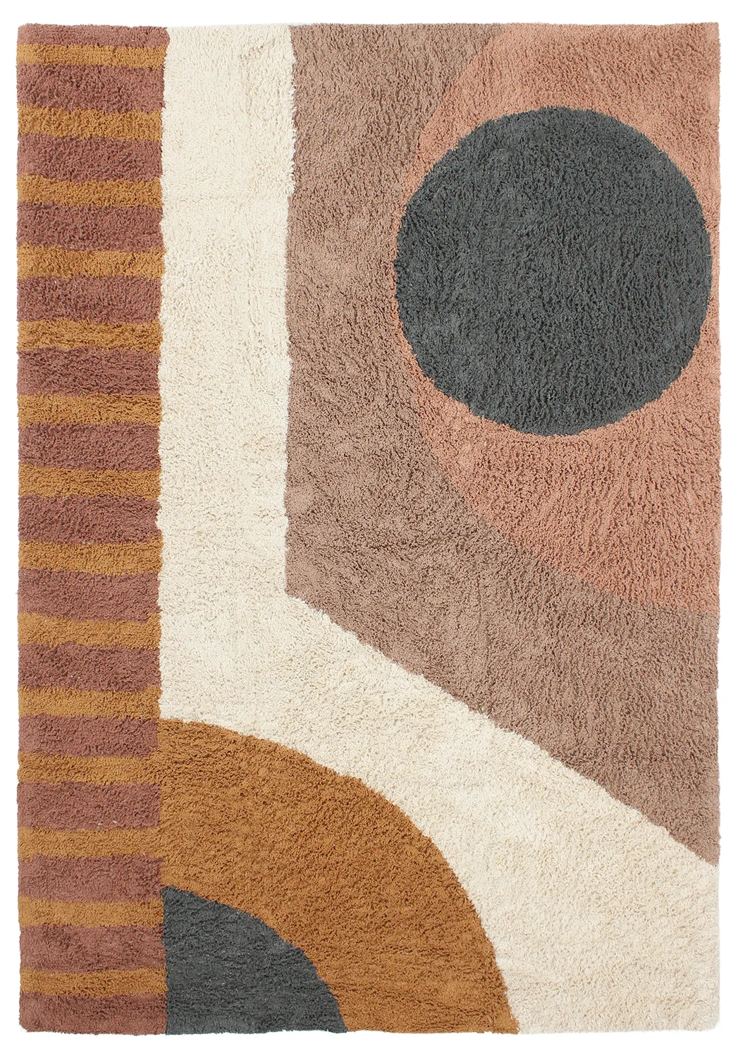 Koberce s dlhým vlasom - Alpe Natural Cotton Shaggy (multi)