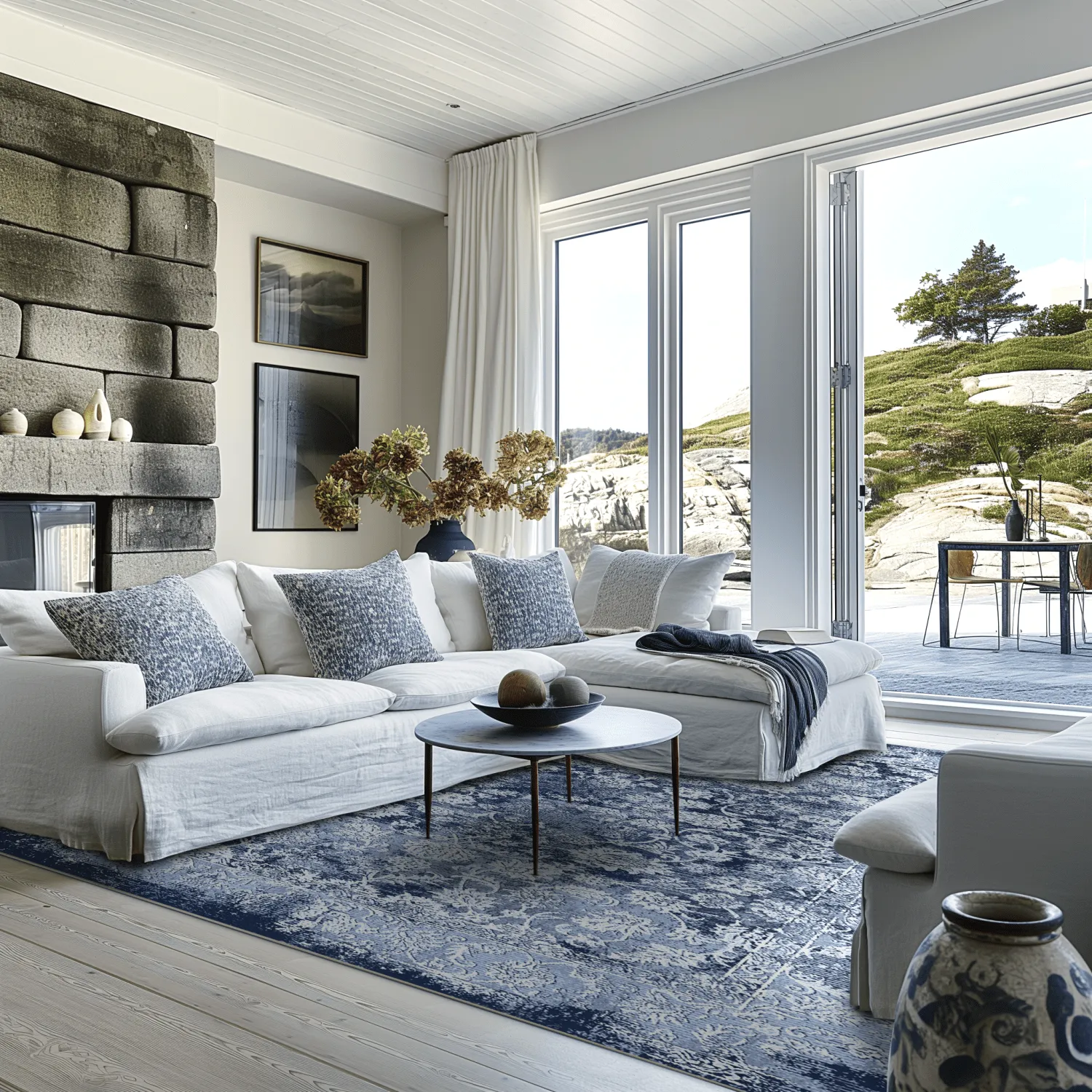 Koberec Wilton - Amaya (modrý)