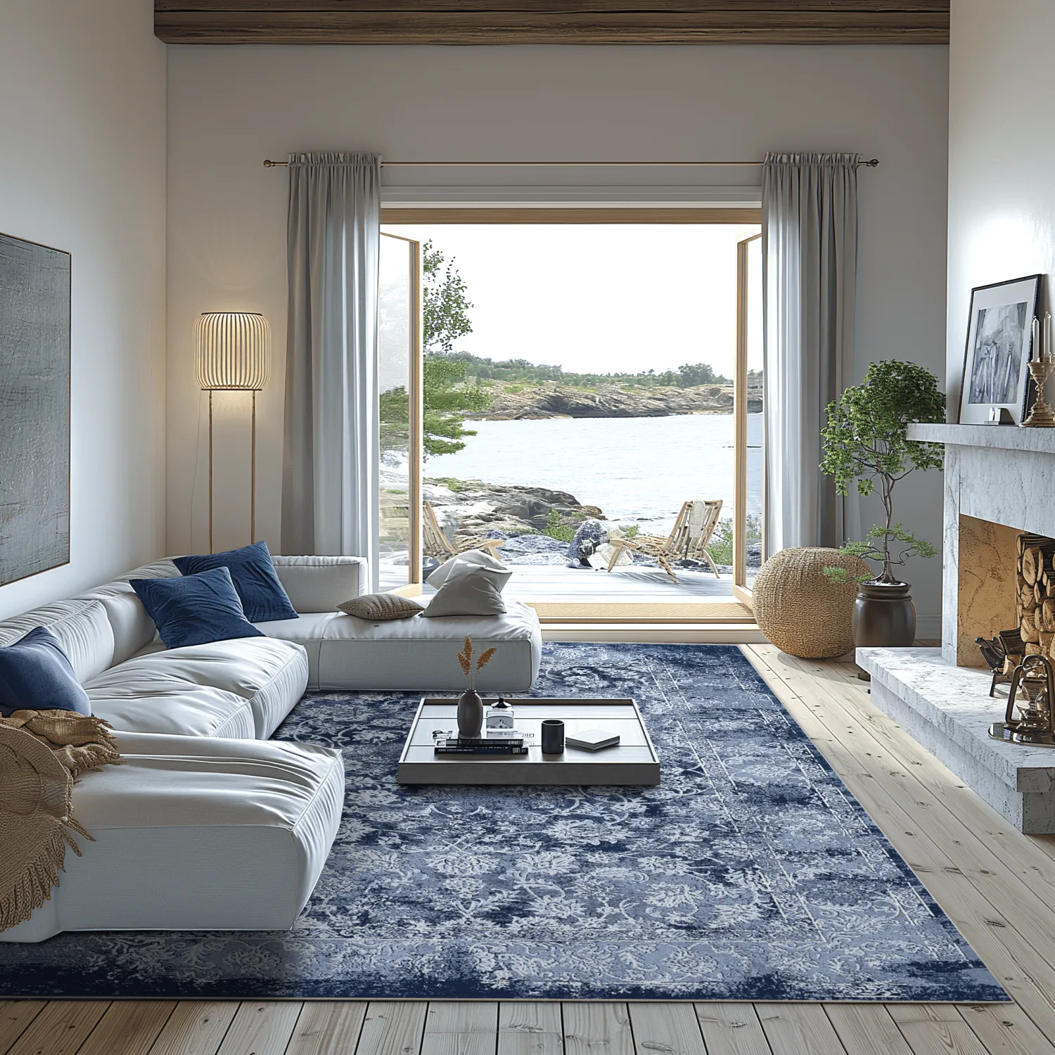 Koberec Wilton - Amaya (modrý)