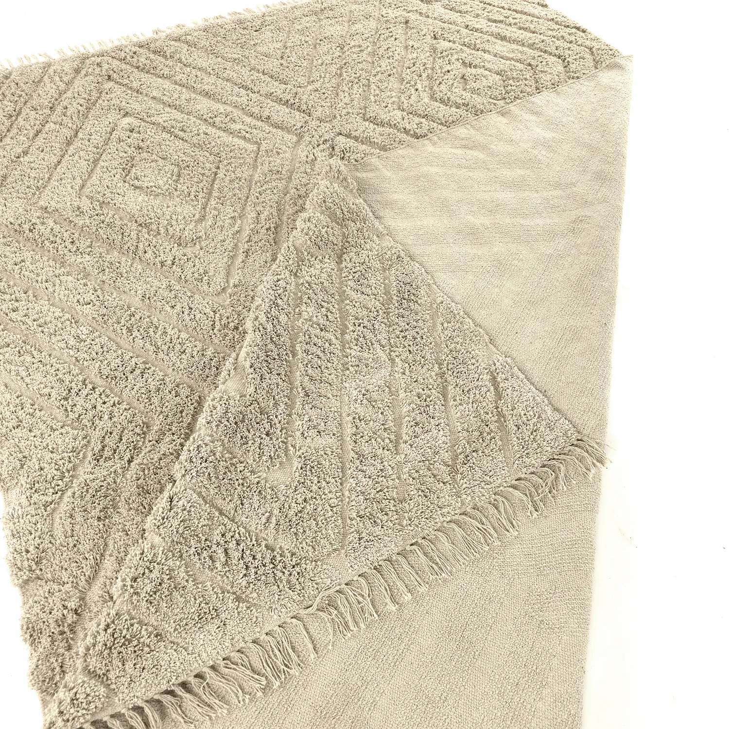 Koberce s dlhým vlasom - Amberley Natural Cotton Shaggy (béžová)