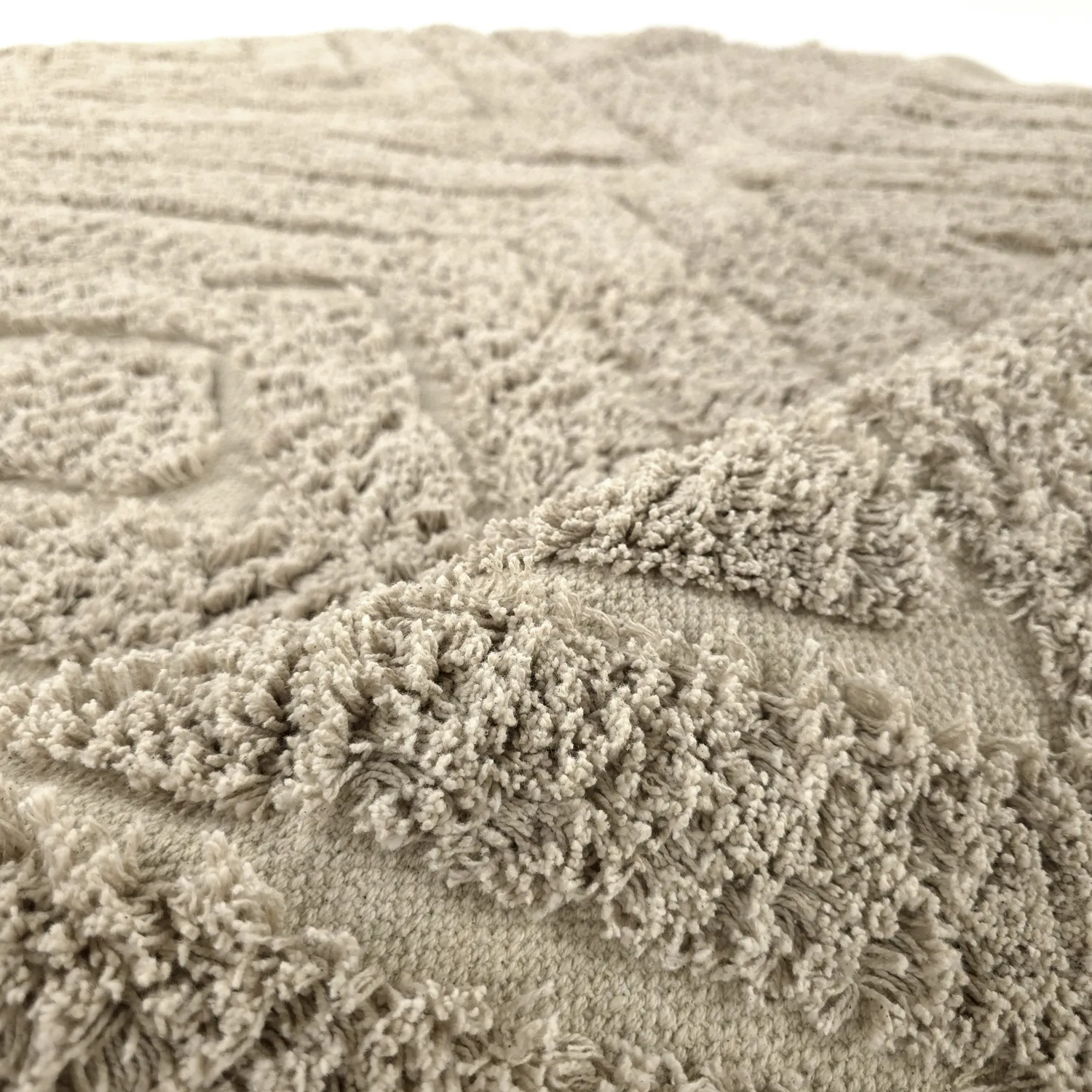 Kolo koberce - Amberley Natural Cotton Shaggy (béžová)