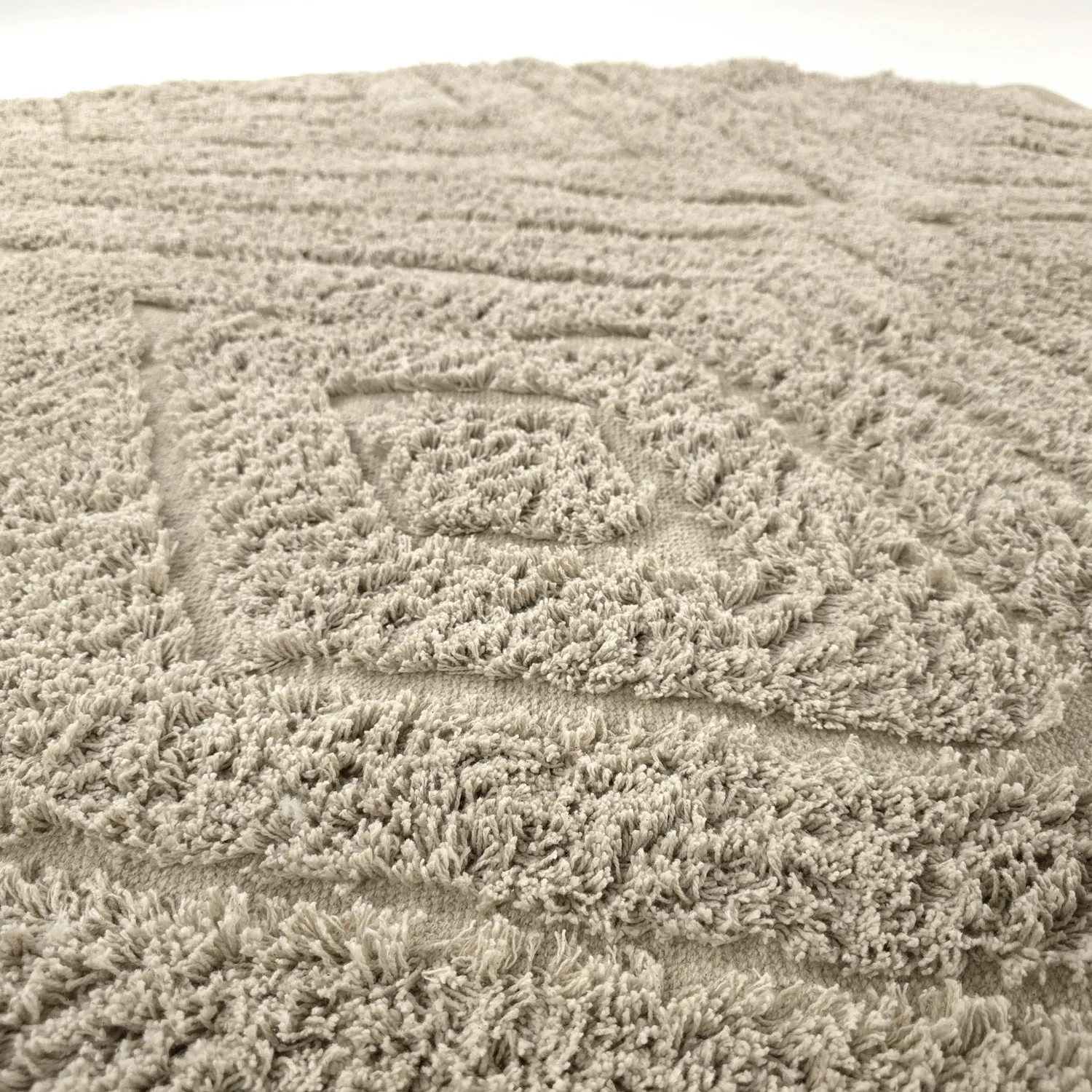 Kolo koberce - Amberley Natural Cotton Shaggy (béžová)