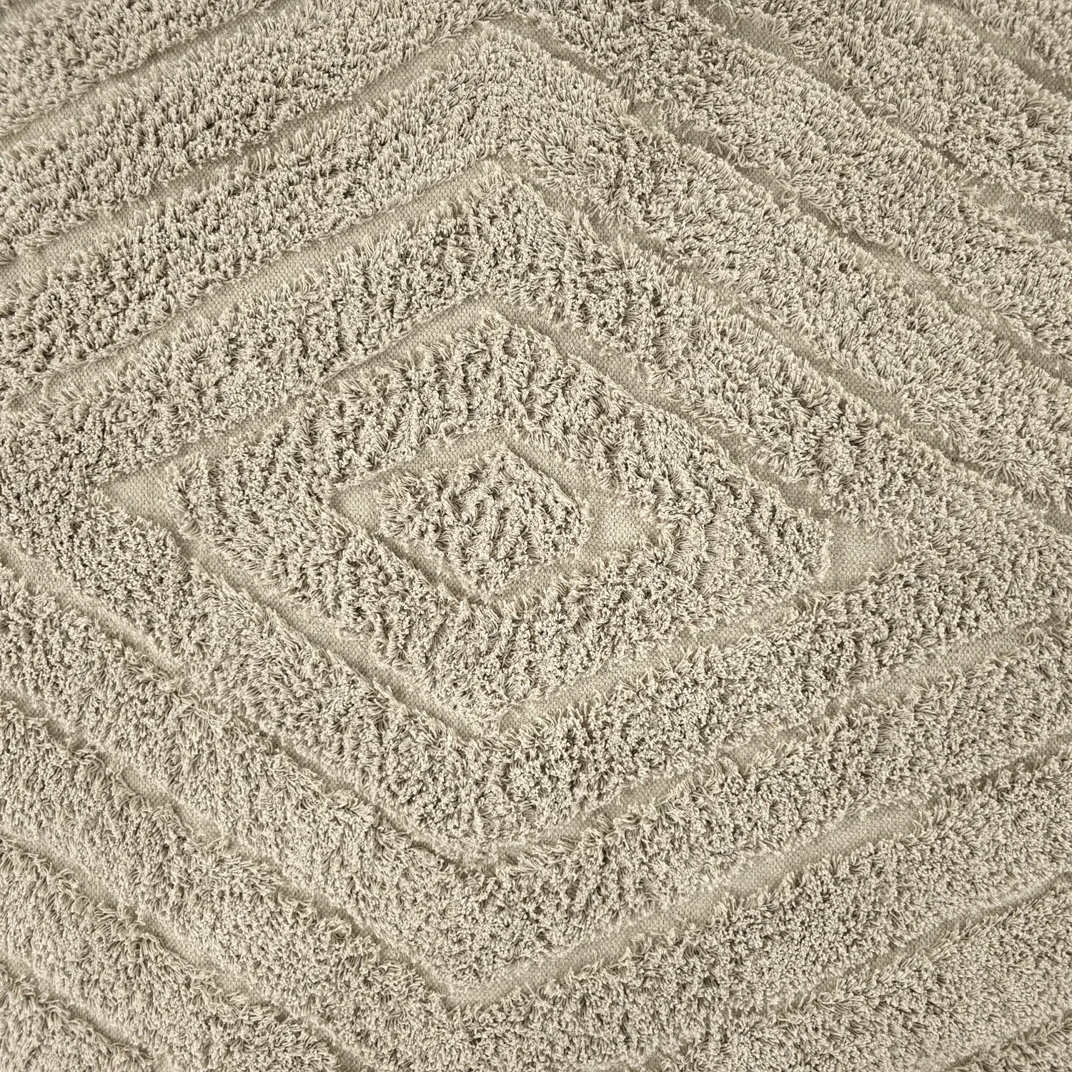 Kolo koberce - Amberley Natural Cotton Shaggy (béžová)