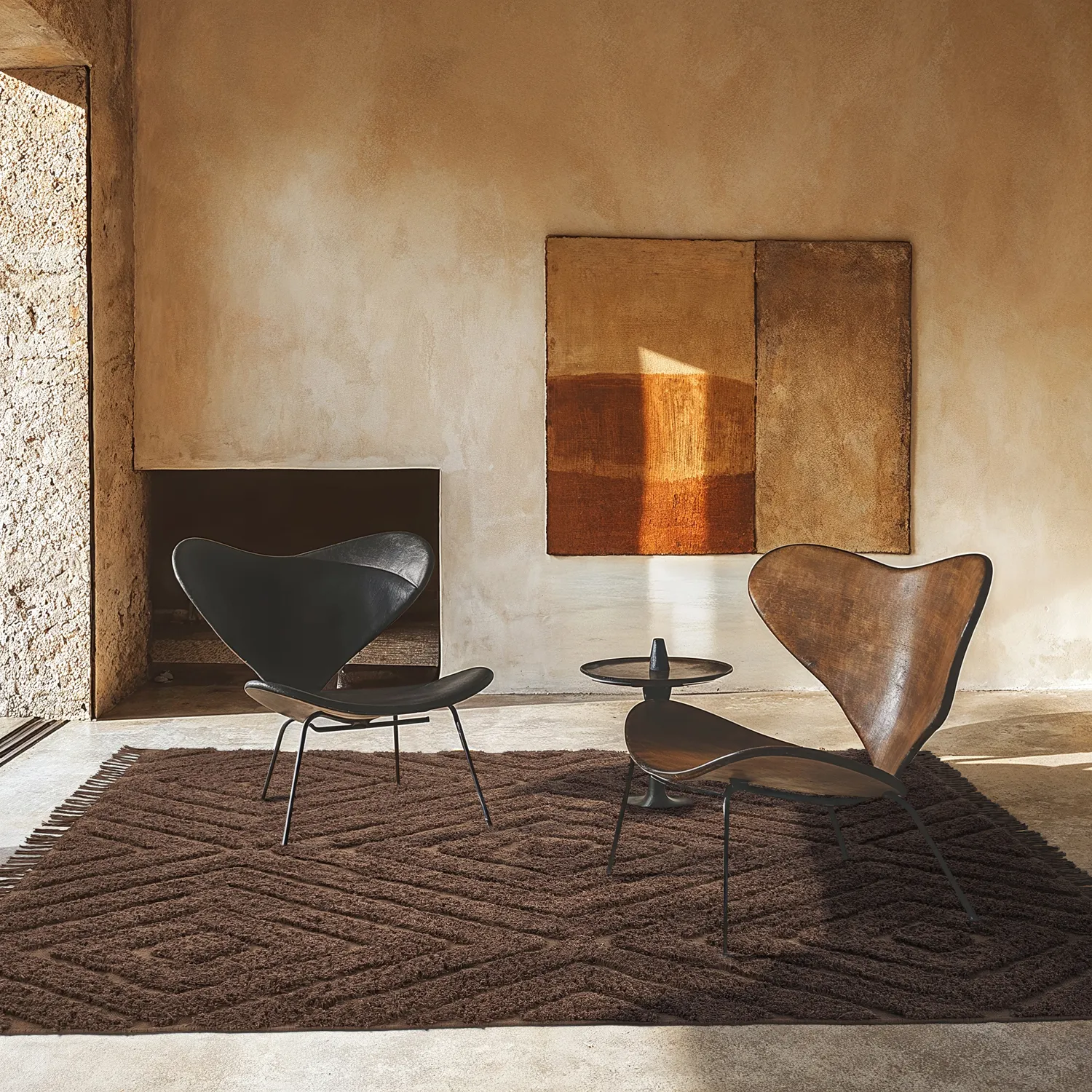 Koberec s chlupatým povrchom - Amberley Natural Cotton Shaggy (hnedá)