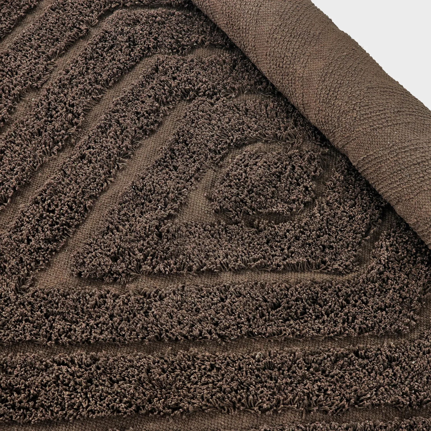 Koberec s chlupatým povrchom - Amberley Natural Cotton Shaggy (hnedá)