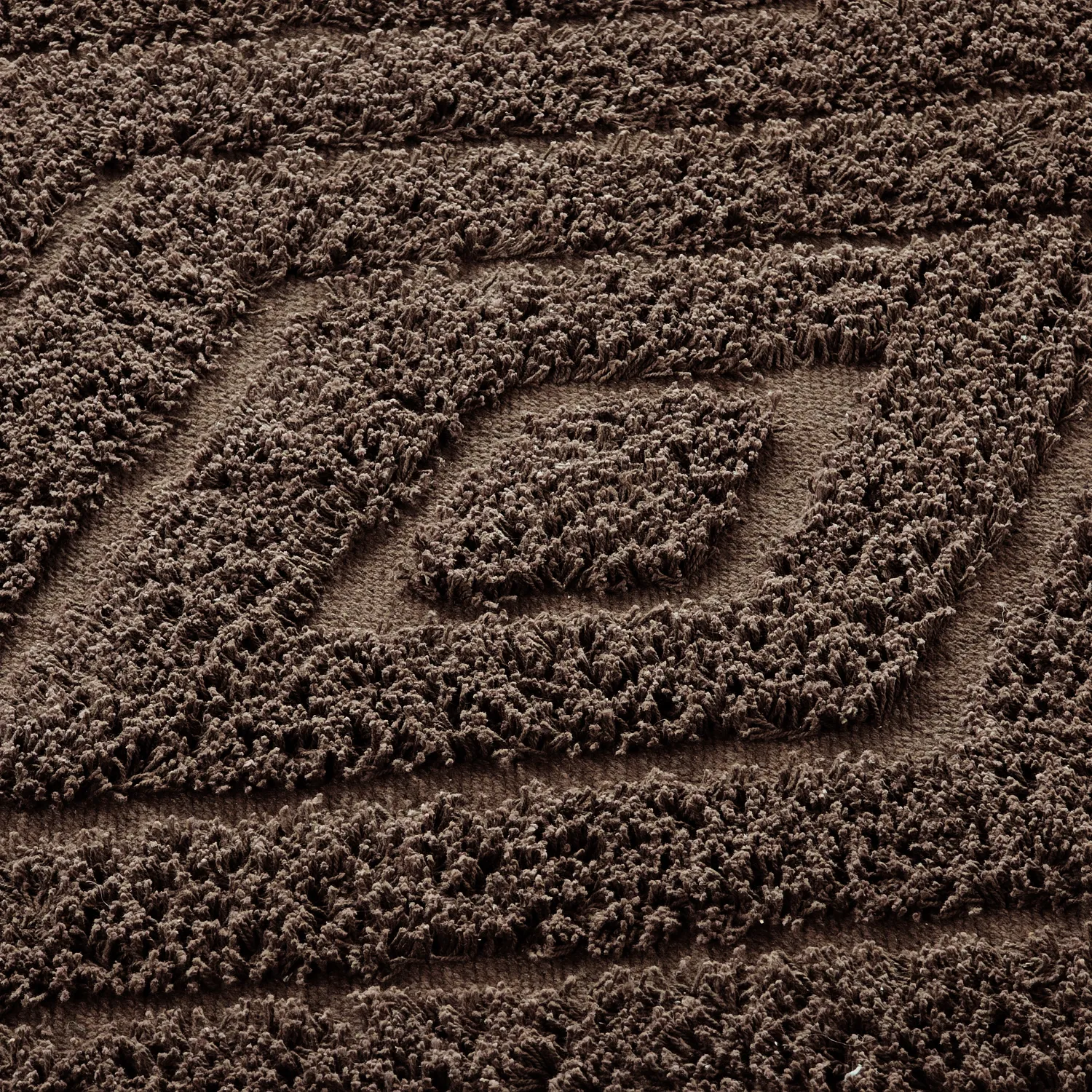 Kruhový koberec - Amberley Natural Cotton Shaggy (hnedá)