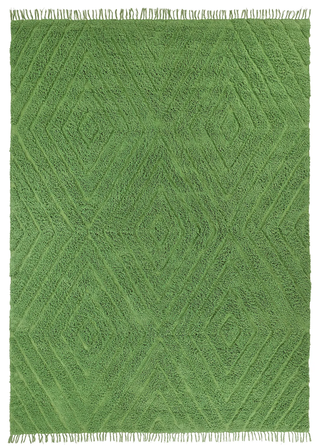 Koberce s dlhým vlasom - Amberley Natural Cotton Shaggy (zelená)