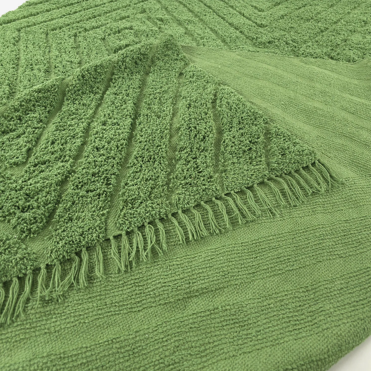 Koberce s dlhým vlasom - Amberley Natural Cotton Shaggy (zelená)