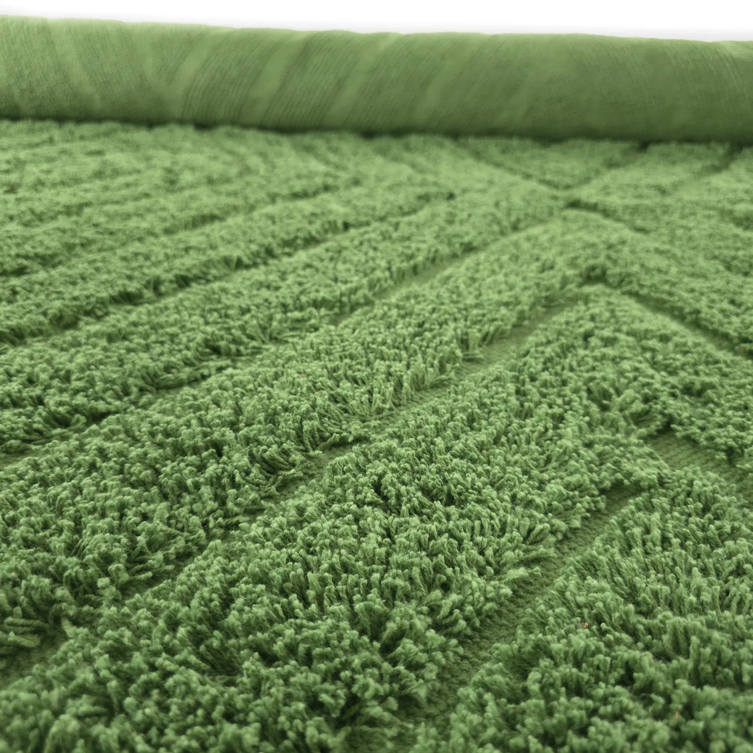 Koberce s dlhým vlasom - Amberley Natural Cotton Shaggy (zelená)