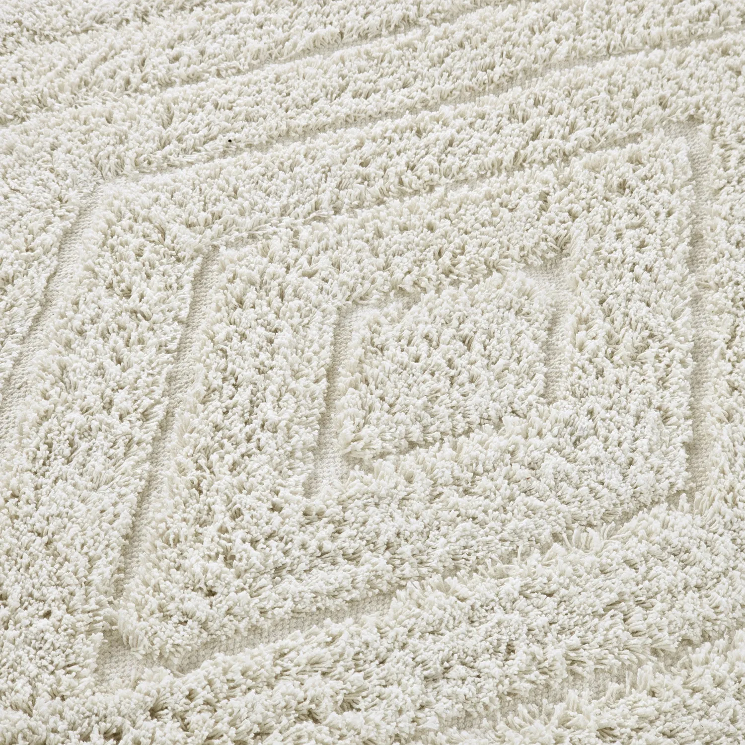 Kolo koberce - Amberley Natural Cotton Shaggy (špinavá biela)