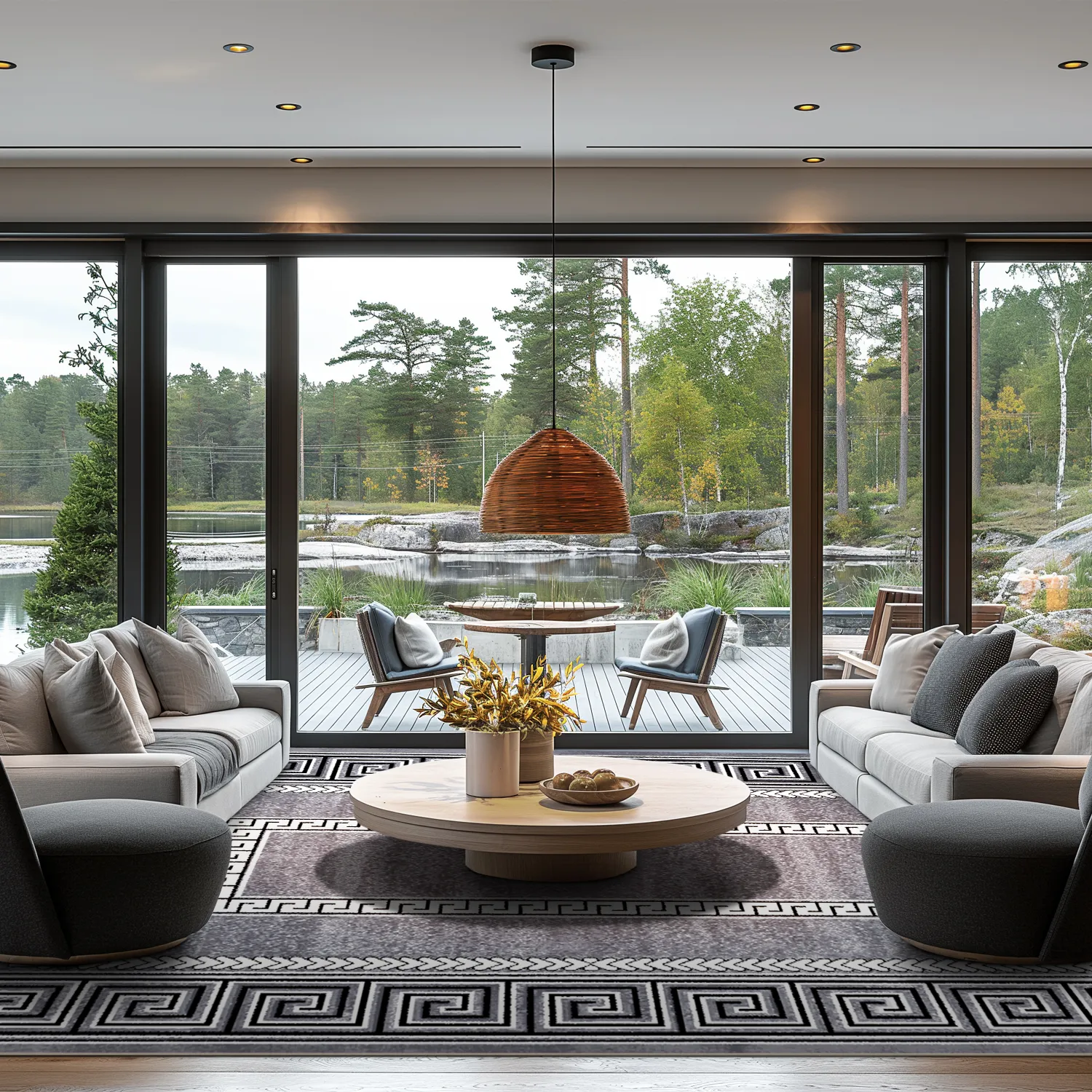 Koberec Wilton - Ankara Versace (šedý)