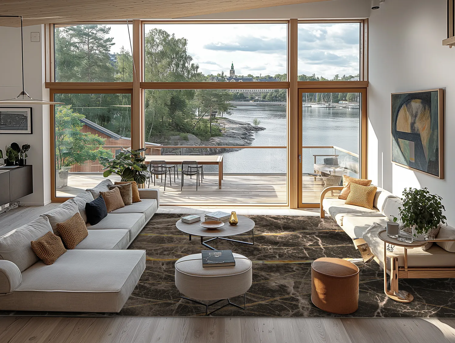 Koberec Wilton - Aris (čierny/zlatý)