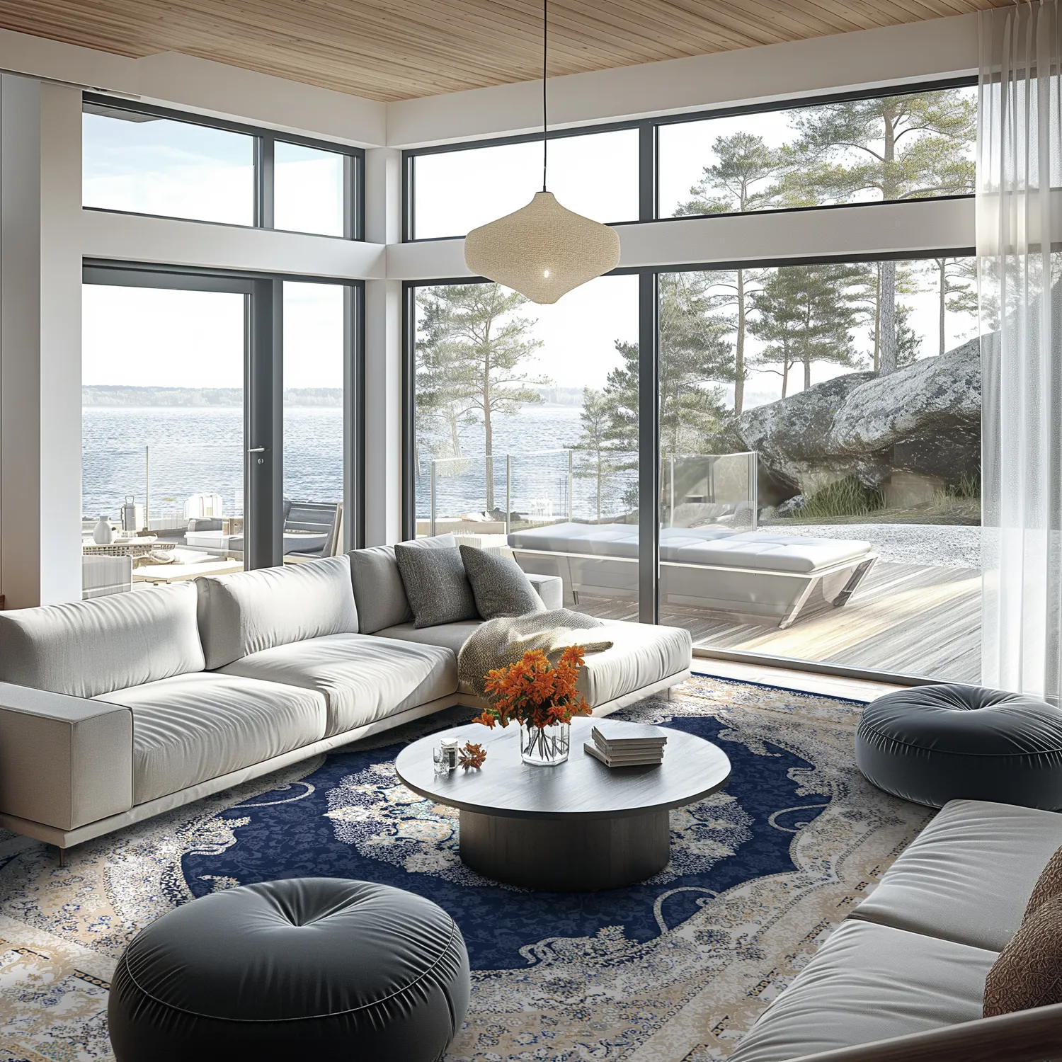 Koberec Wilton - Asara (modrý)