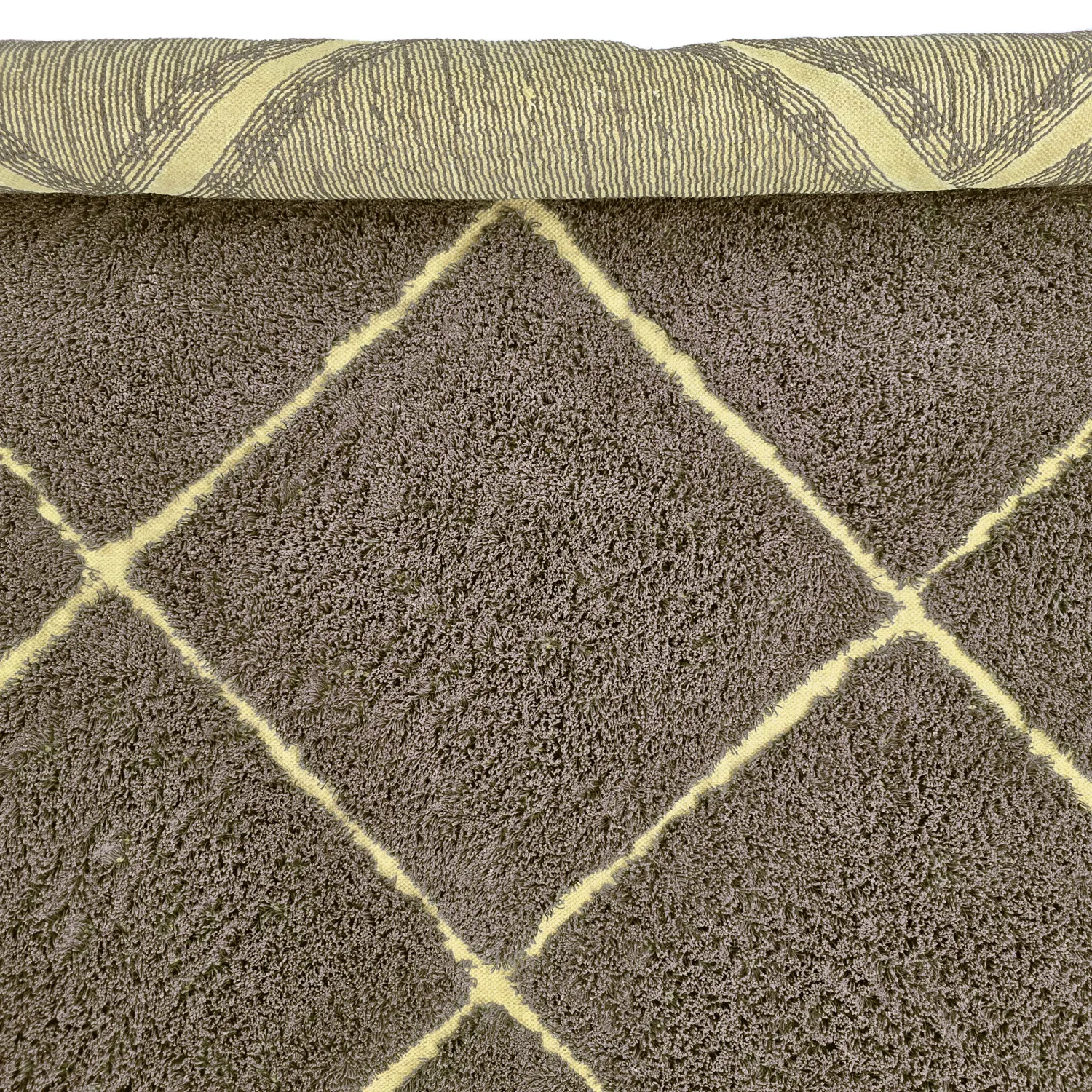 Koberce s dlhým vlasom - Bellevue Natural Cotton Shaggy (hnedá/žltá)