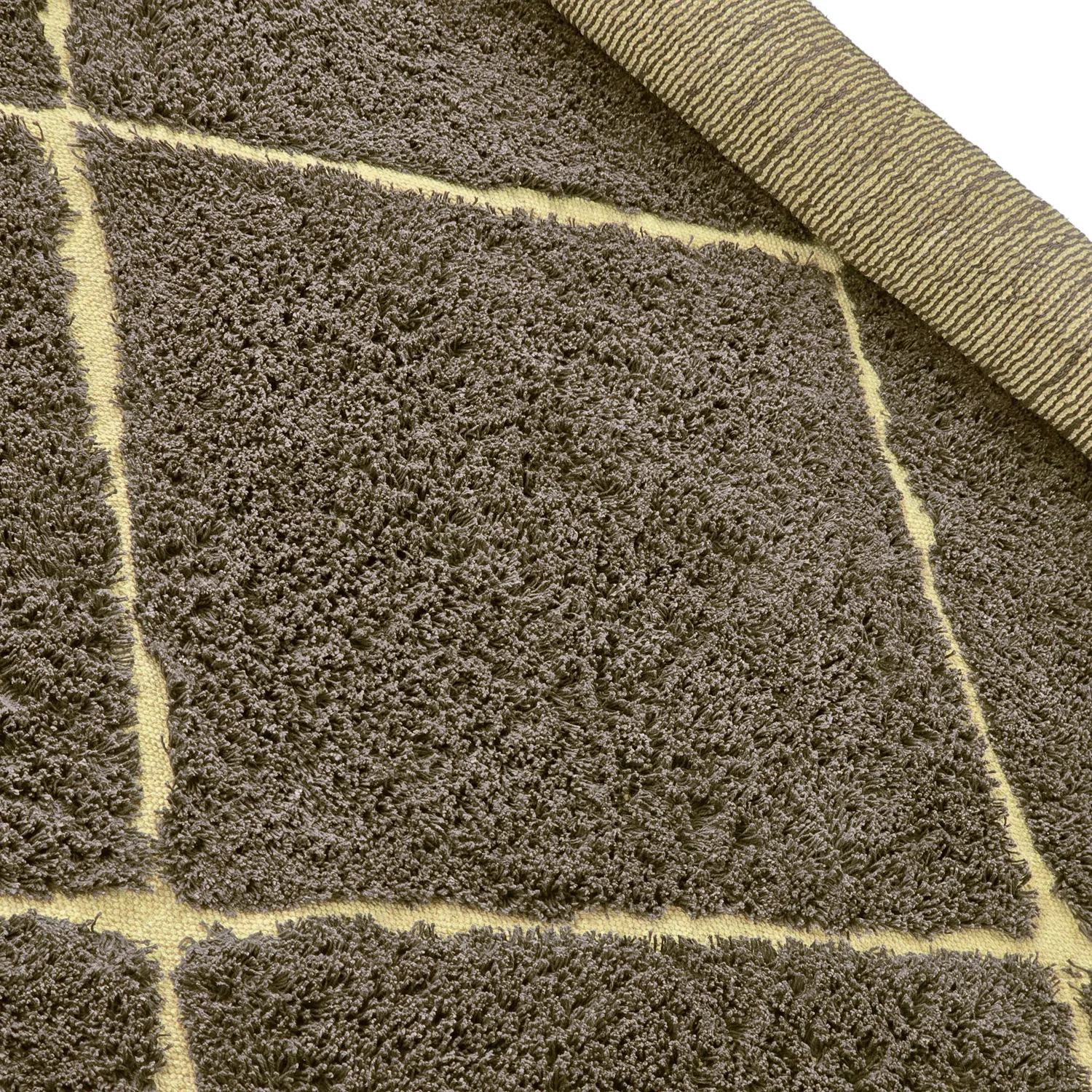 Koberce s dlhým vlasom - Bellevue Natural Cotton Shaggy (hnedá/žltá)