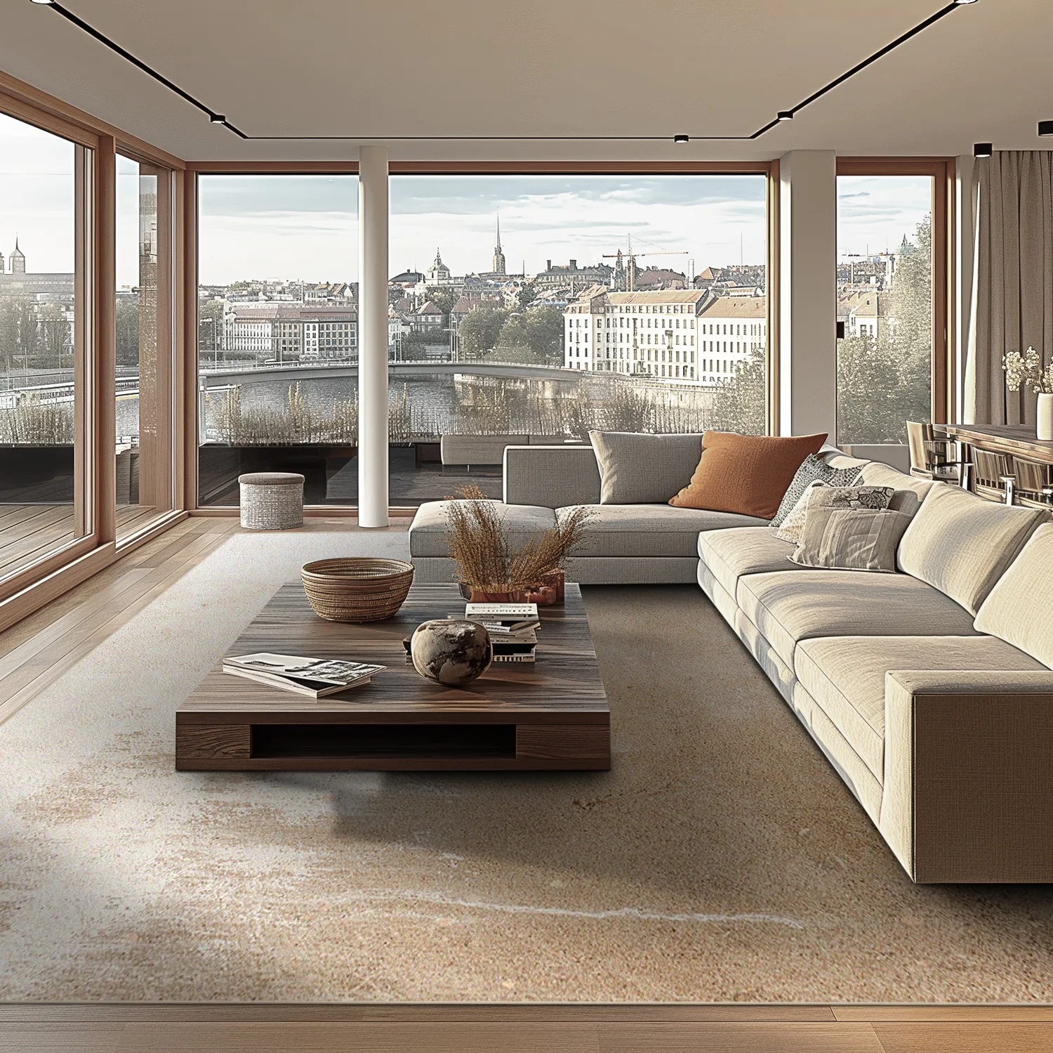 Koberec Wilton - Bornos (šedá/beige)