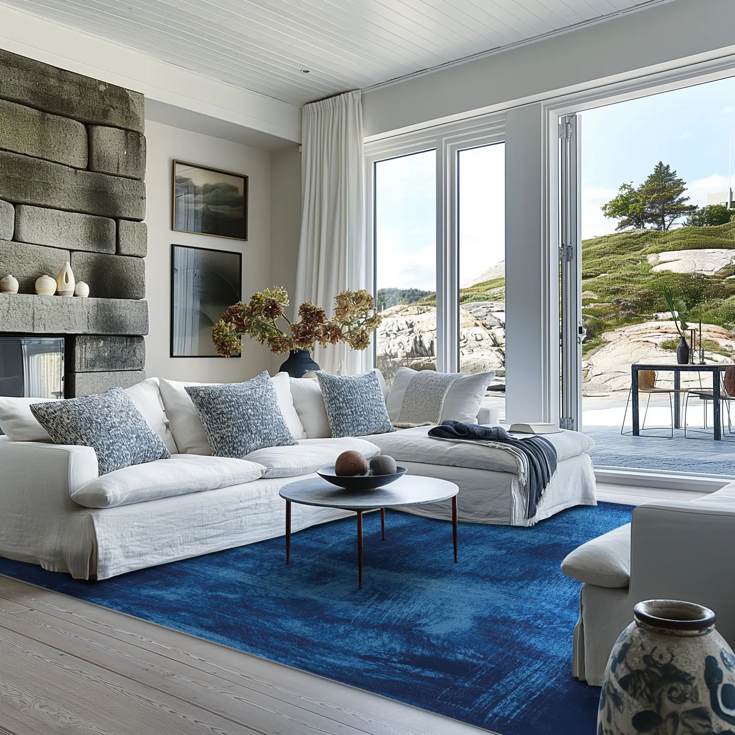 Koberec Wilton - Campile (modrý)