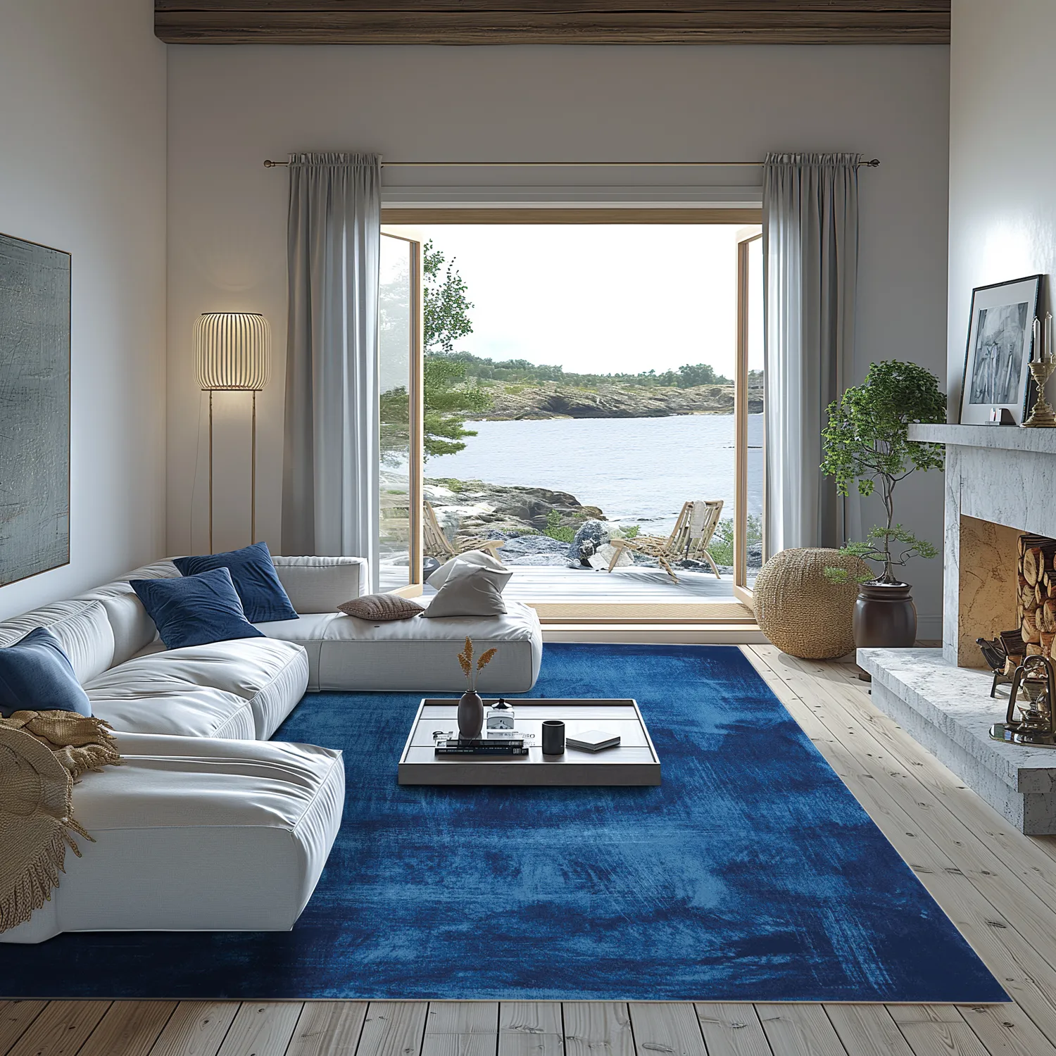 Koberec Wilton - Campile (modrý)