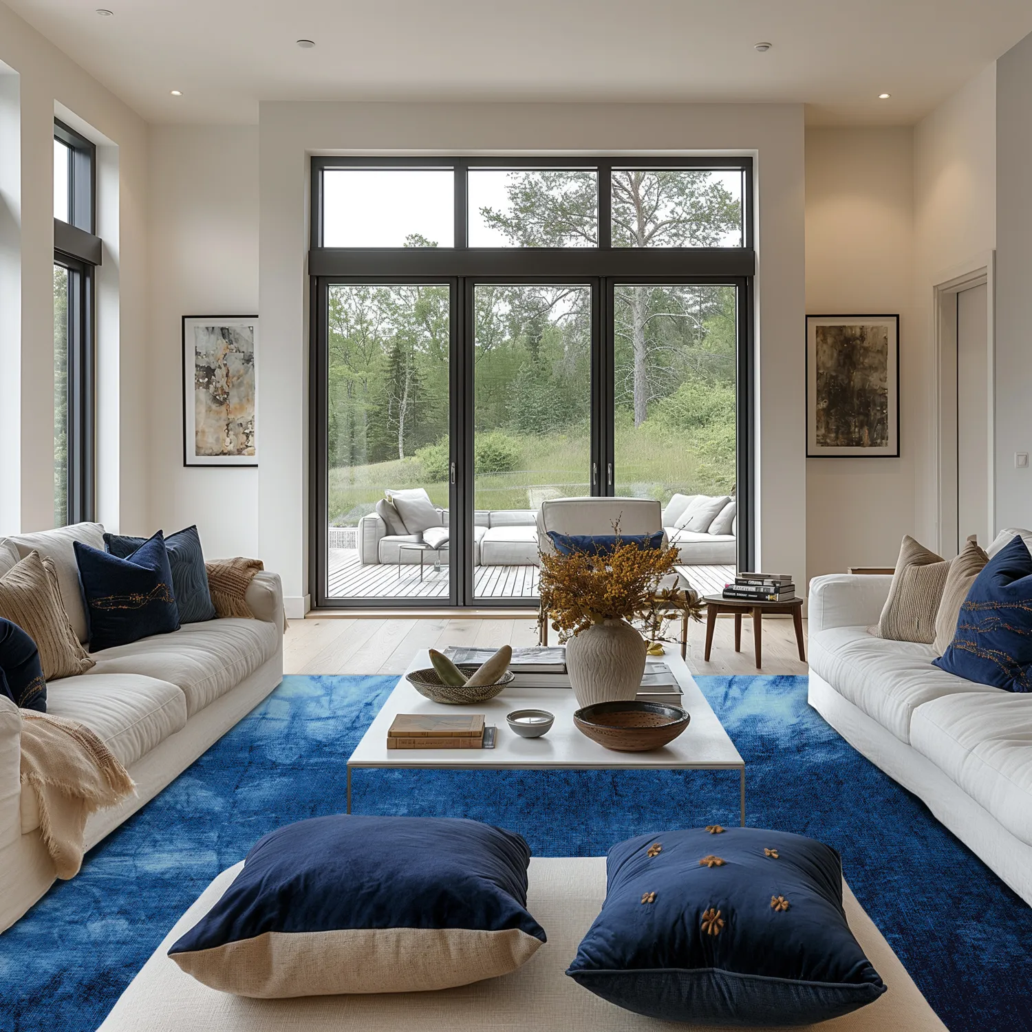 Koberec Wilton - Cargese (modrý)