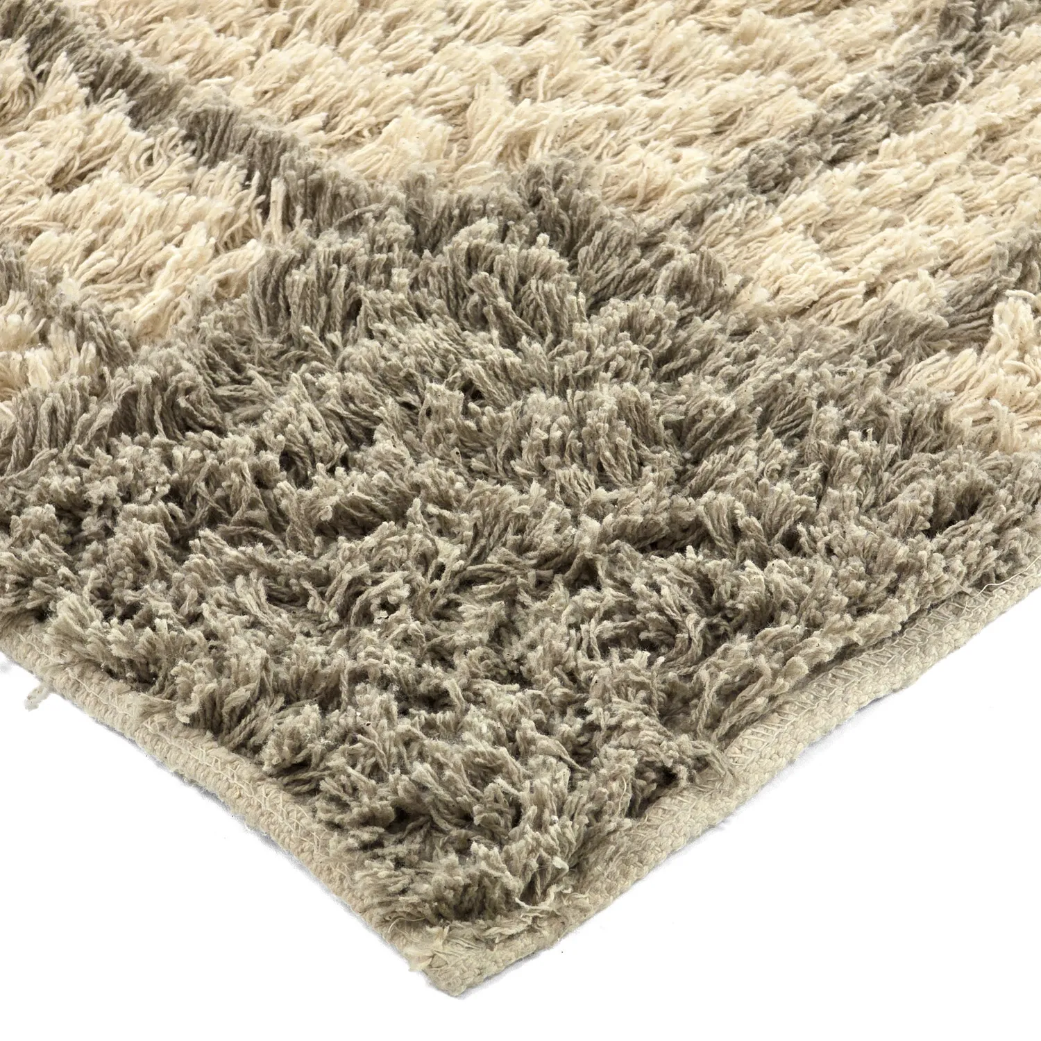 Koberce s dlhým vlasom - Cataya Natural Cotton Shaggy (béžová/taupe)