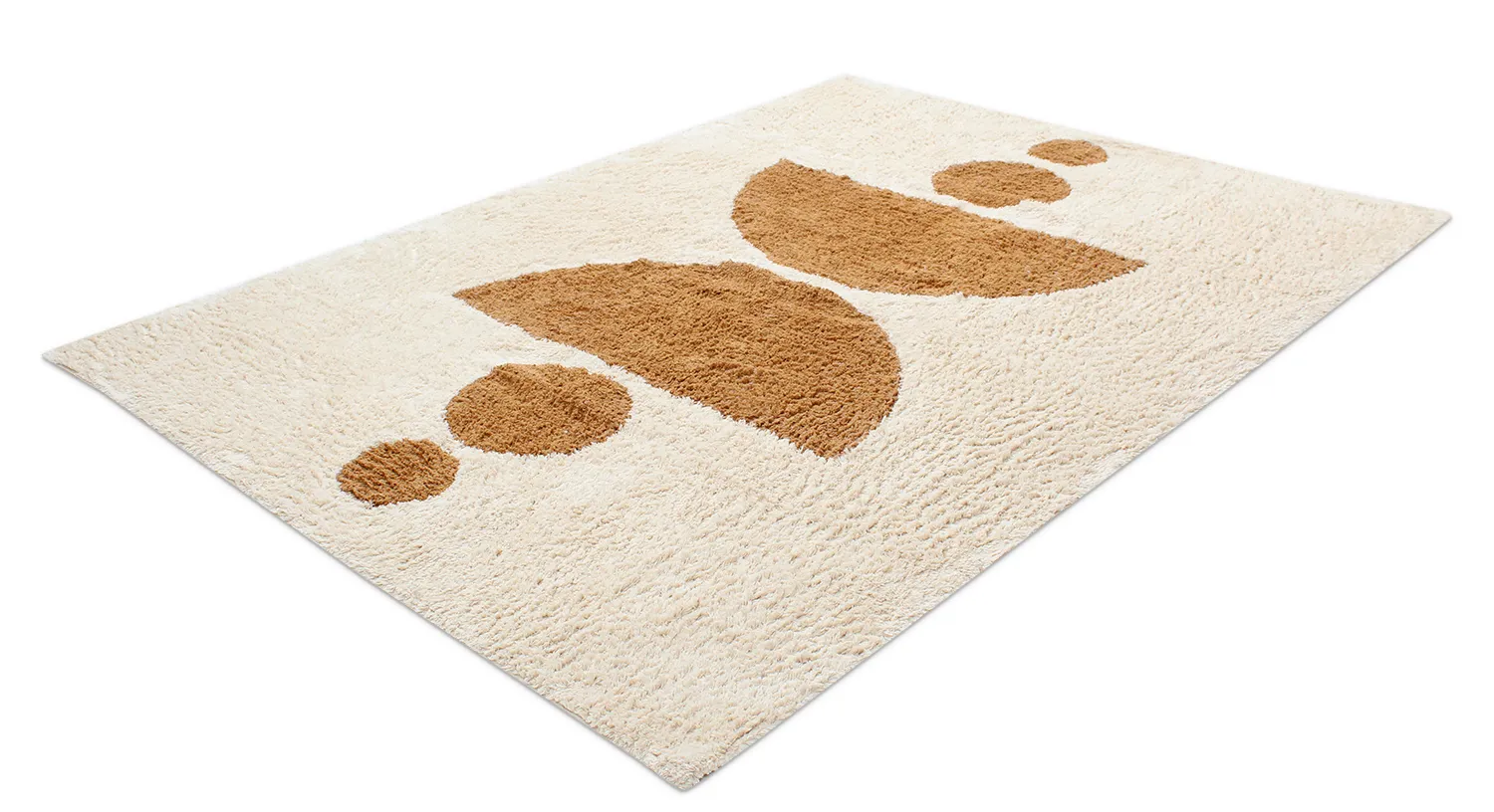 Koberce s dlhým vlasom - Cervia Natural Cotton Shaggy (béžový)