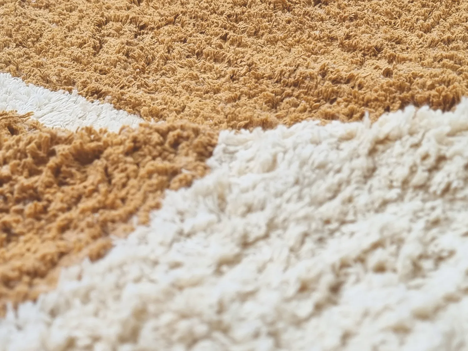 Kolo koberce - Cervia Natural Cotton Shaggy (béžový)