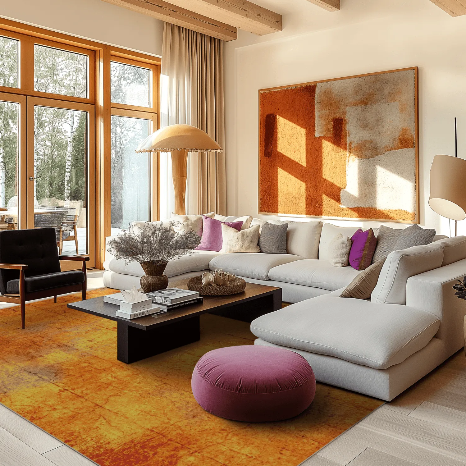 Koberec Wilton - Cesano (oranžový)