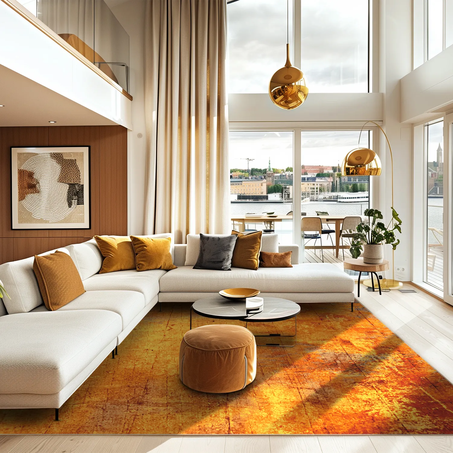 Koberec Wilton - Cesano (oranžový)