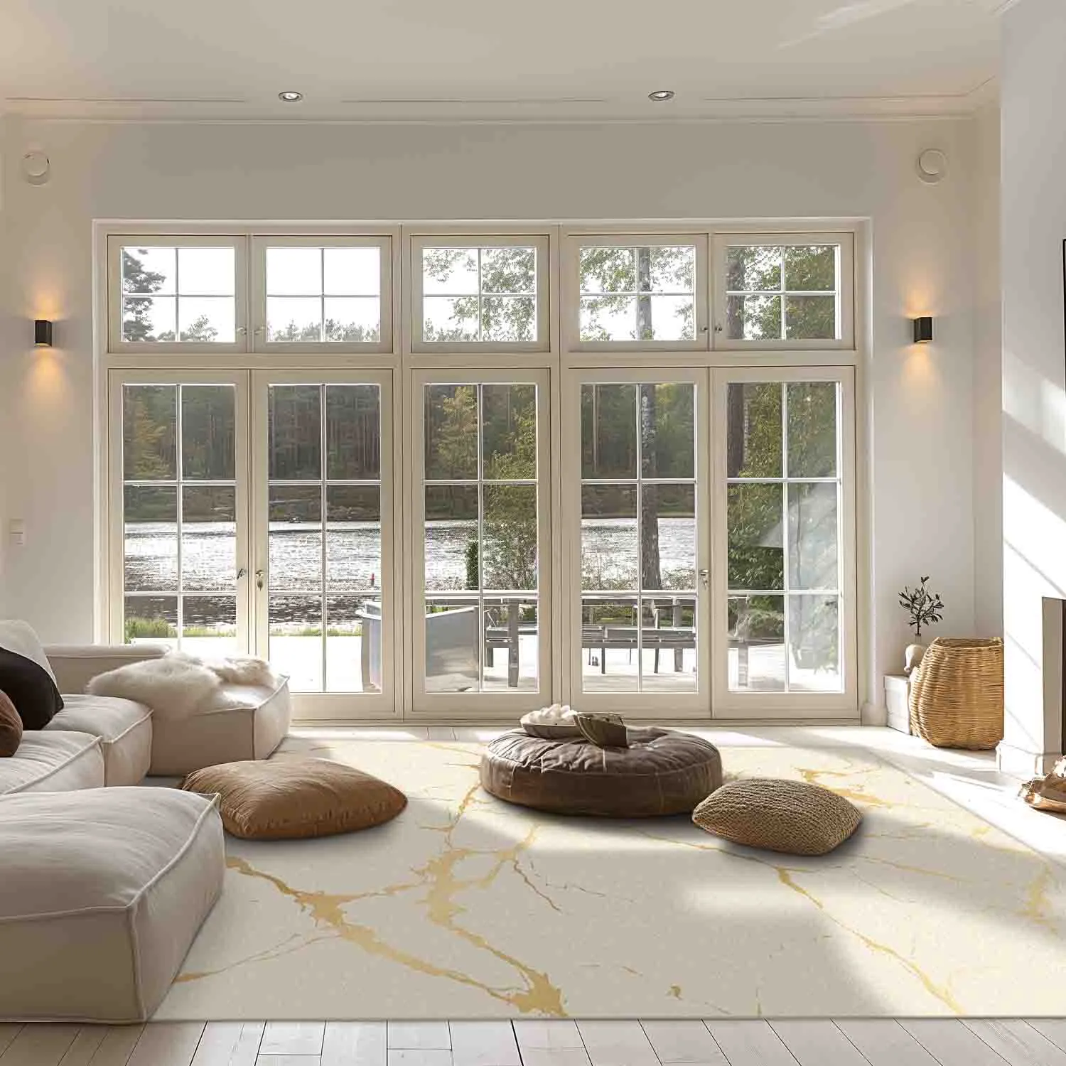 Koberec Wilton - Cesina (béžový/zlatý)