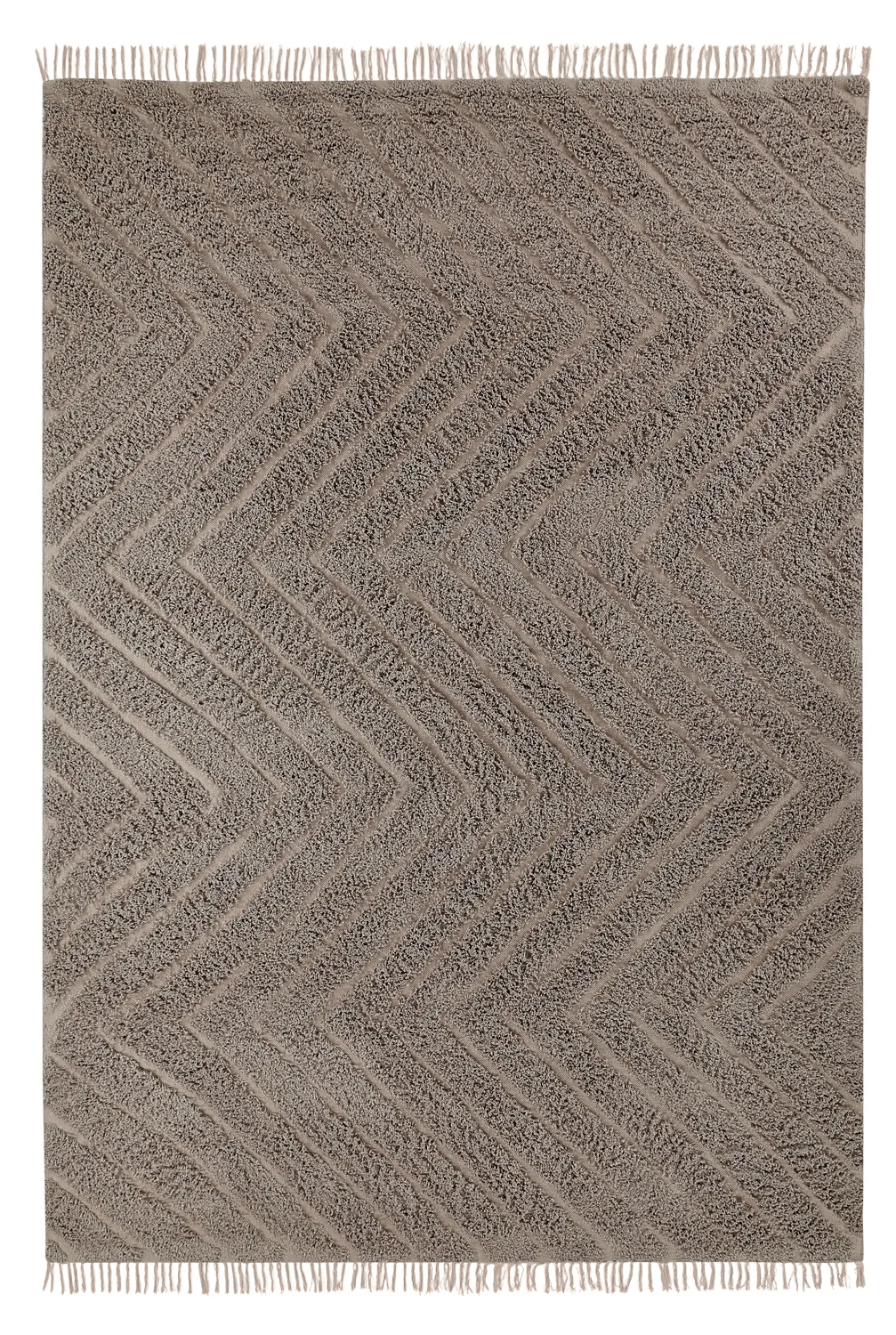 Koberce s dlhým vlasom - Conara Natural Cotton Shaggy (taupe)