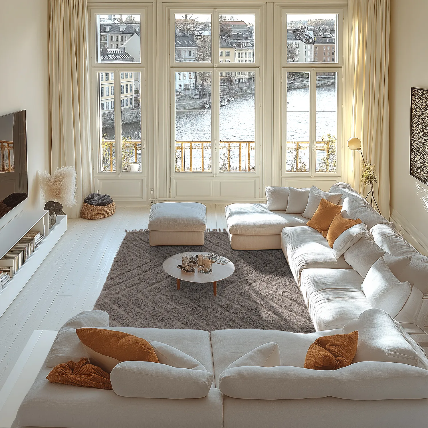 Koberce s dlhým vlasom - Conara Natural Cotton Shaggy (taupe)