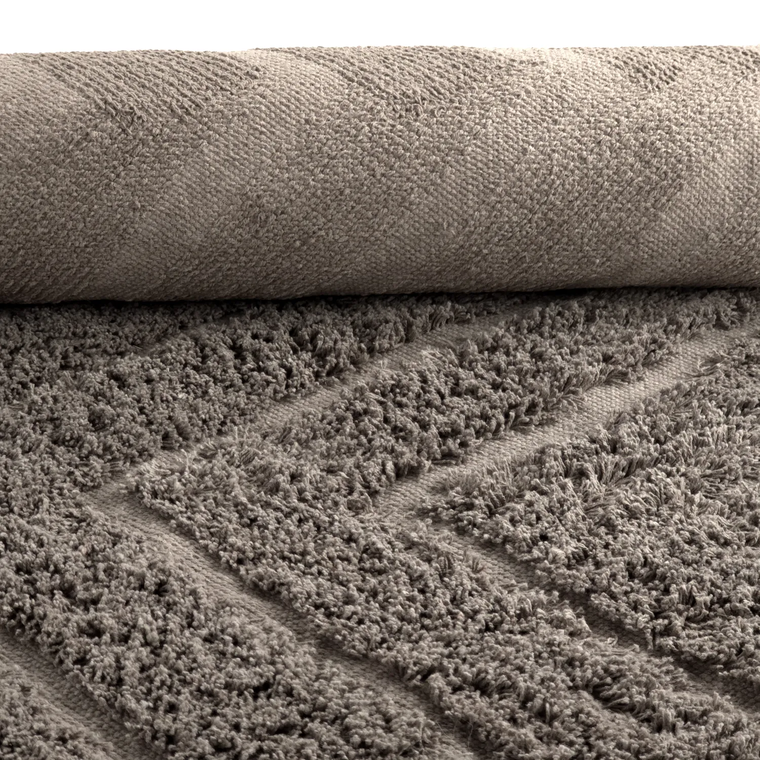 Koberce s dlhým vlasom - Conara Natural Cotton Shaggy (taupe)