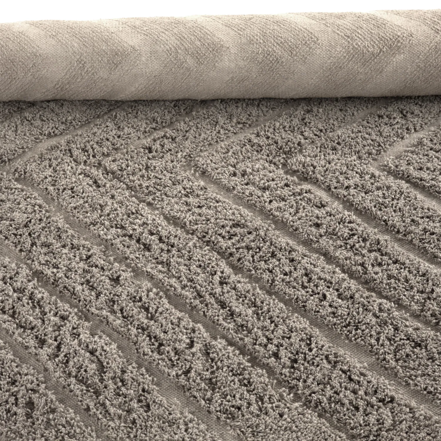 Koberce s dlhým vlasom - Conara Natural Cotton Shaggy (taupe)