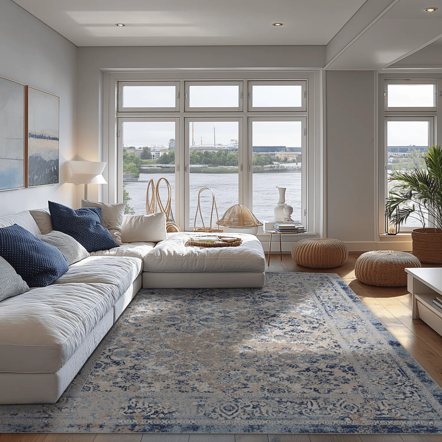 Koberec Wilton - Denizli (modrá)