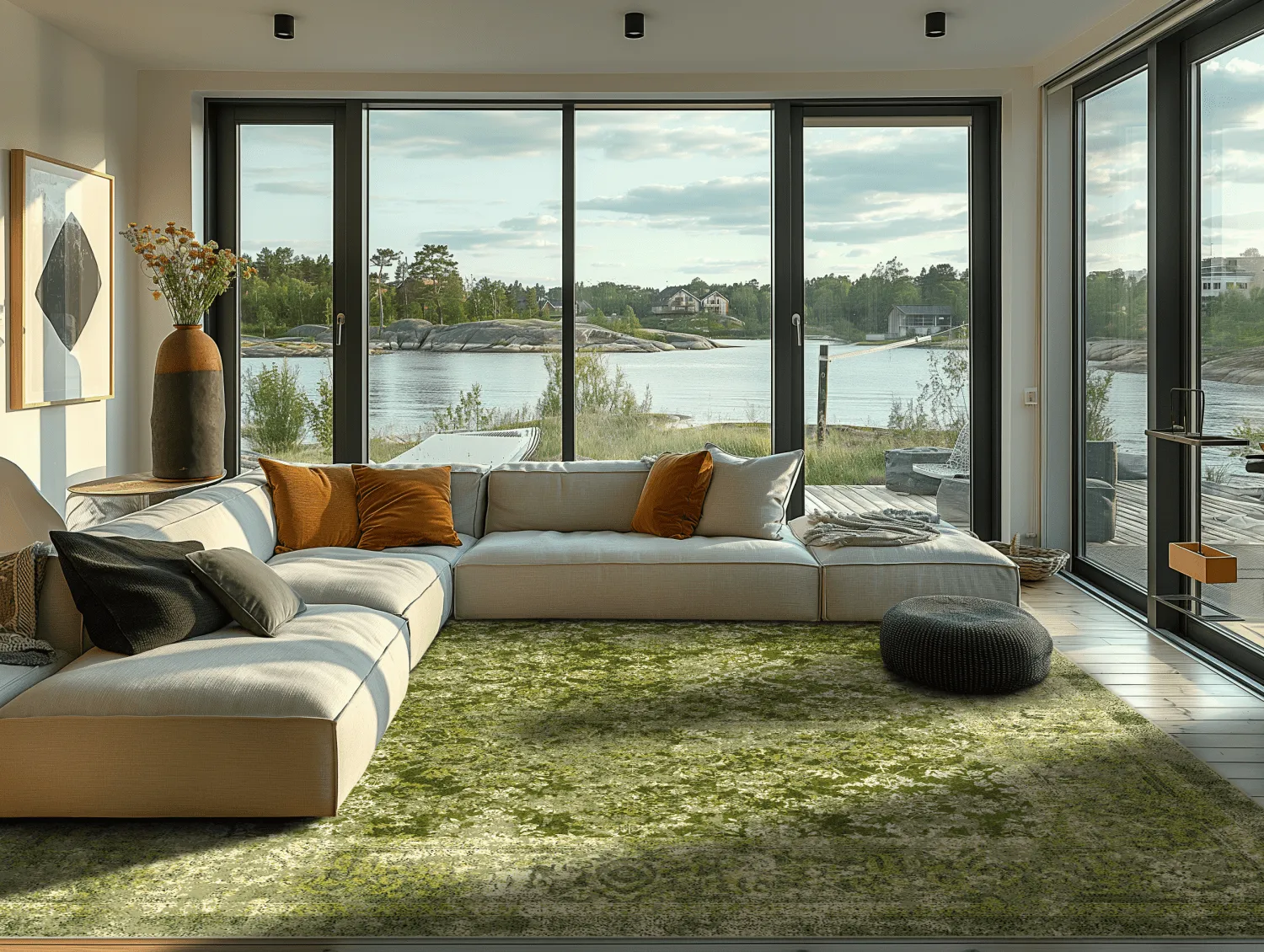 Koberec Wilton - Denizli (zelený)