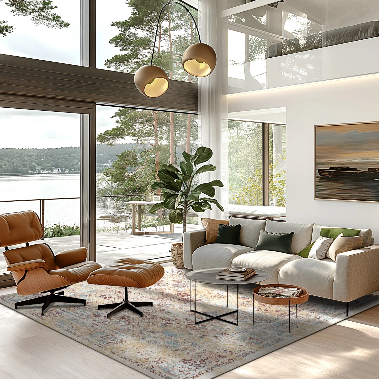 Koberec Wilton - Douz (modrá/multicolor)