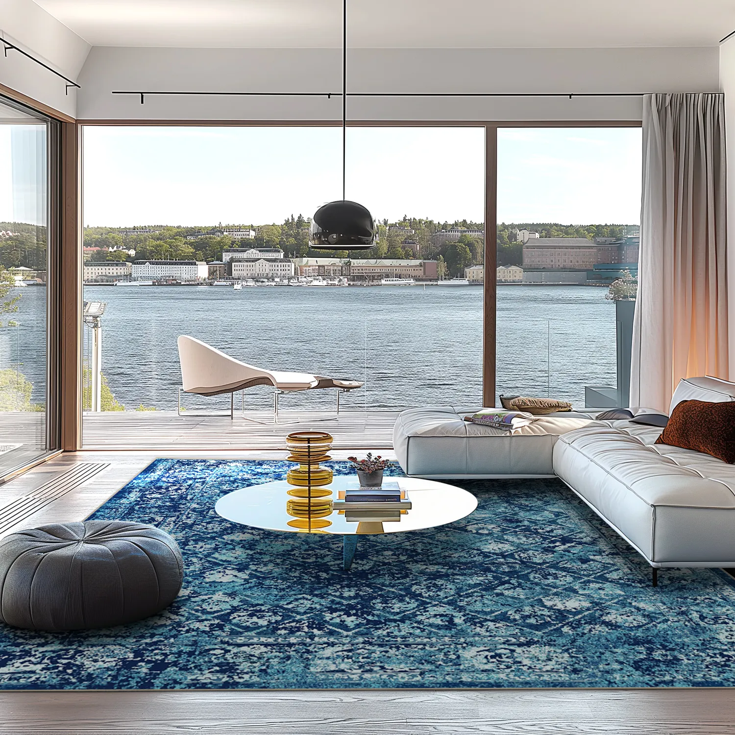 Koberec Wilton - Douz (modrá)