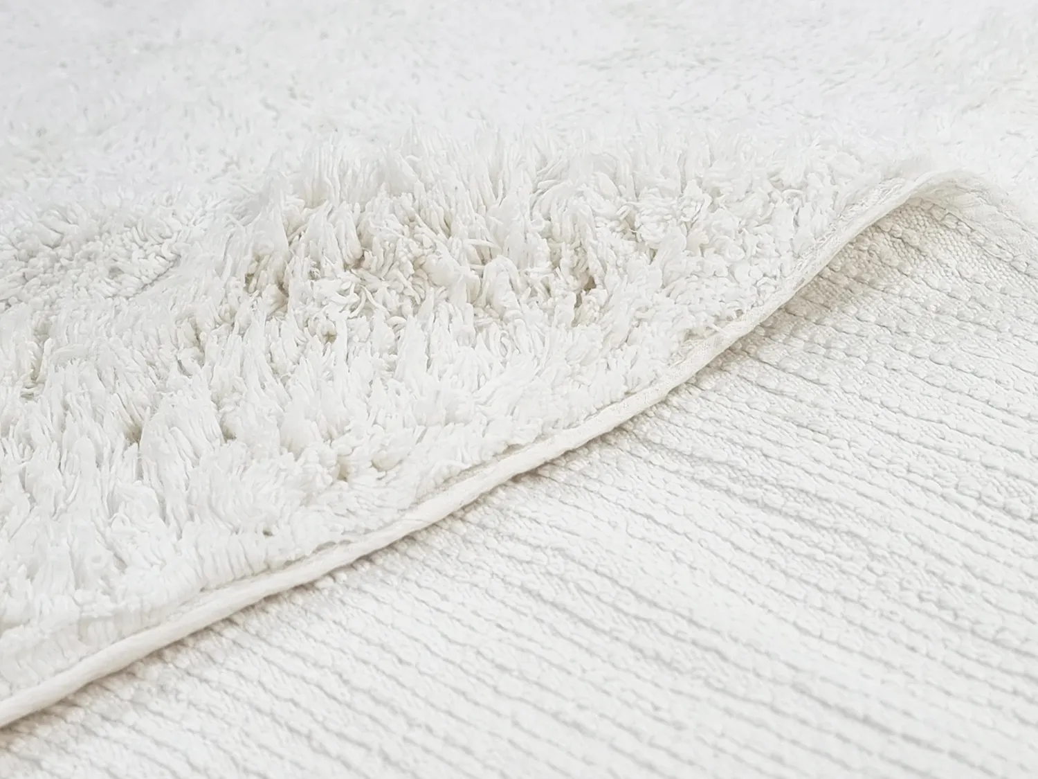 Kruhový koberec - Ebba Natural Cotton Shaggy (offwhite)