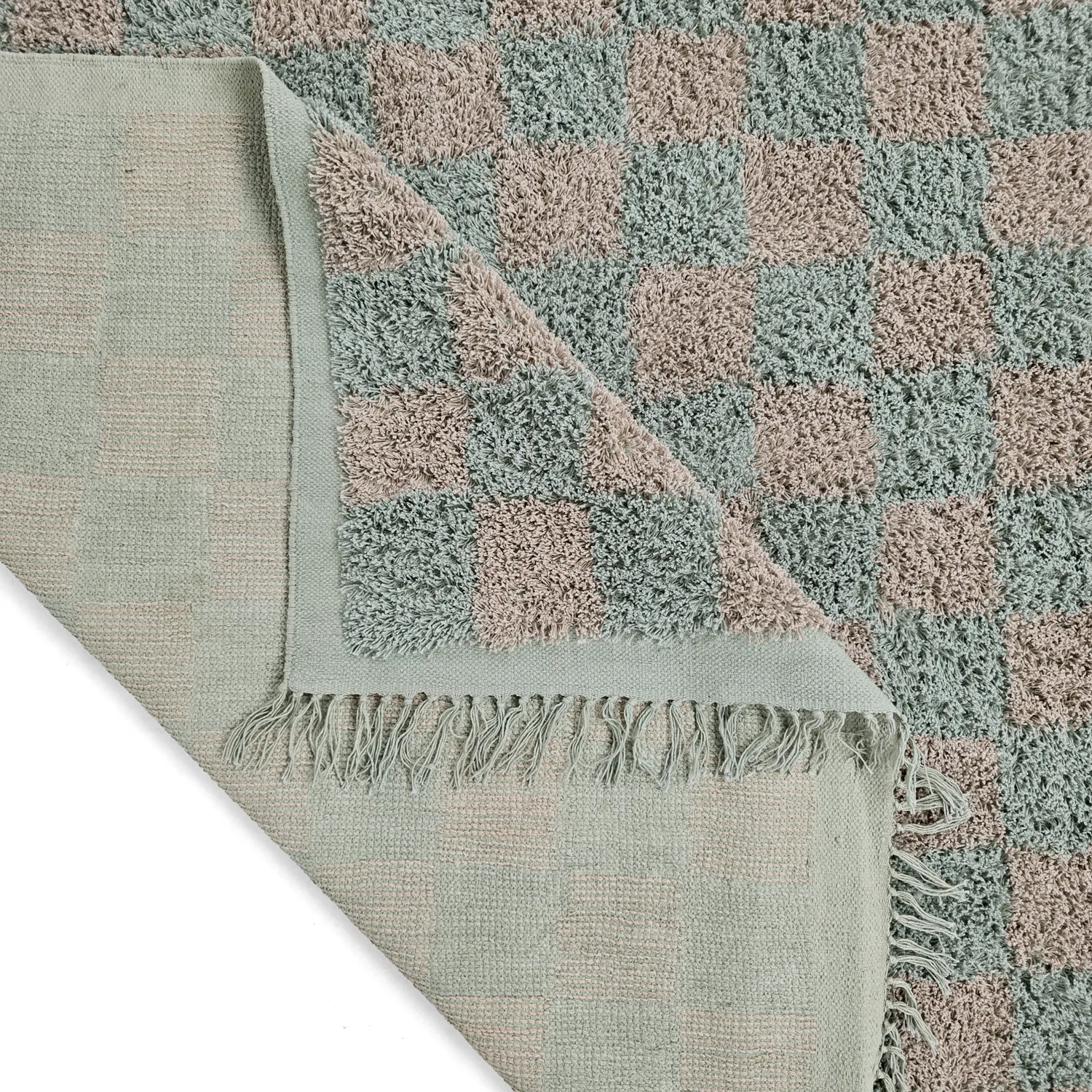 Koberce s dlhým vlasom - Elsey Natural Cotton Shaggy (šedá/rúžová)